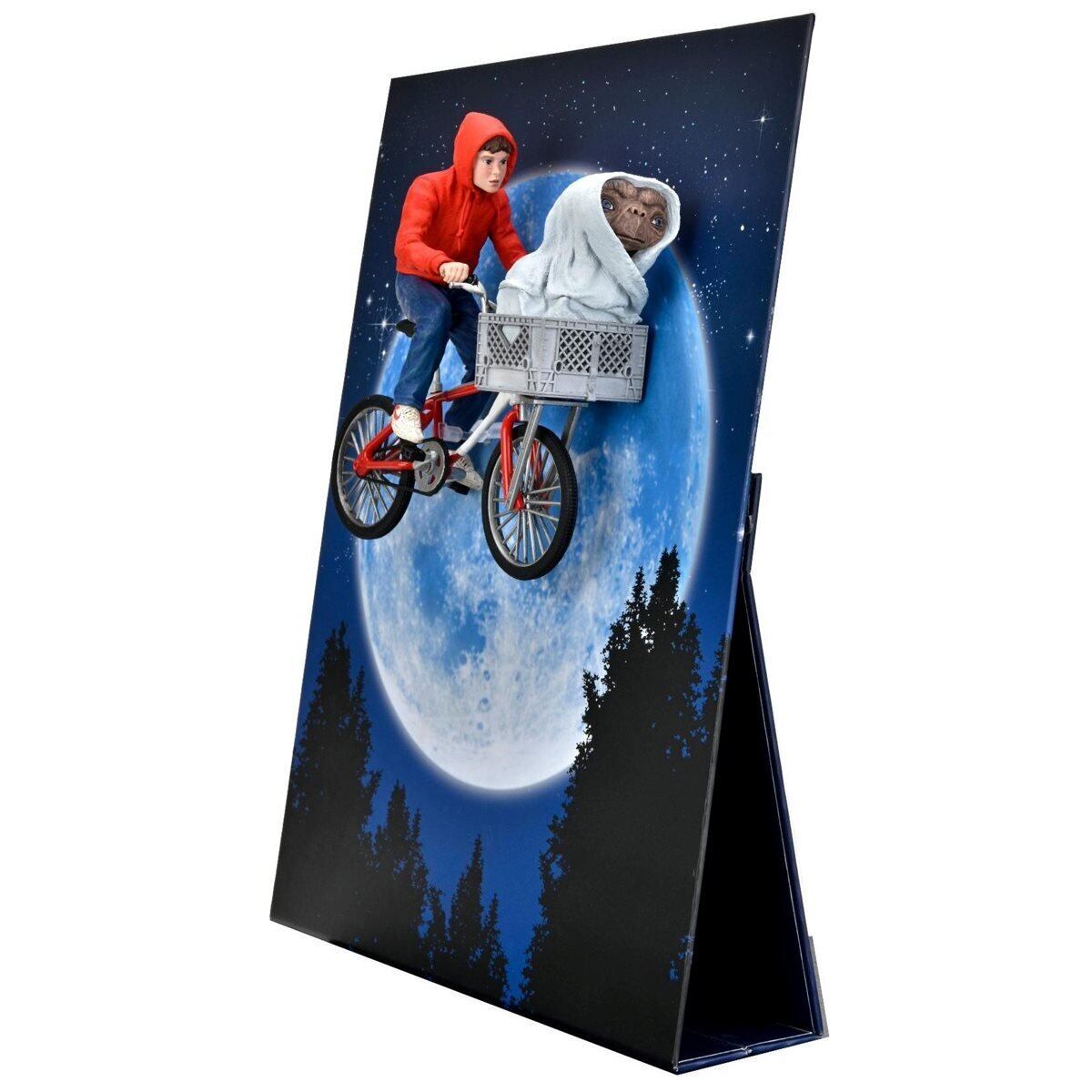 NECA エリオットとE.T. 自転車 7インチ アクションフィギュア 未開封