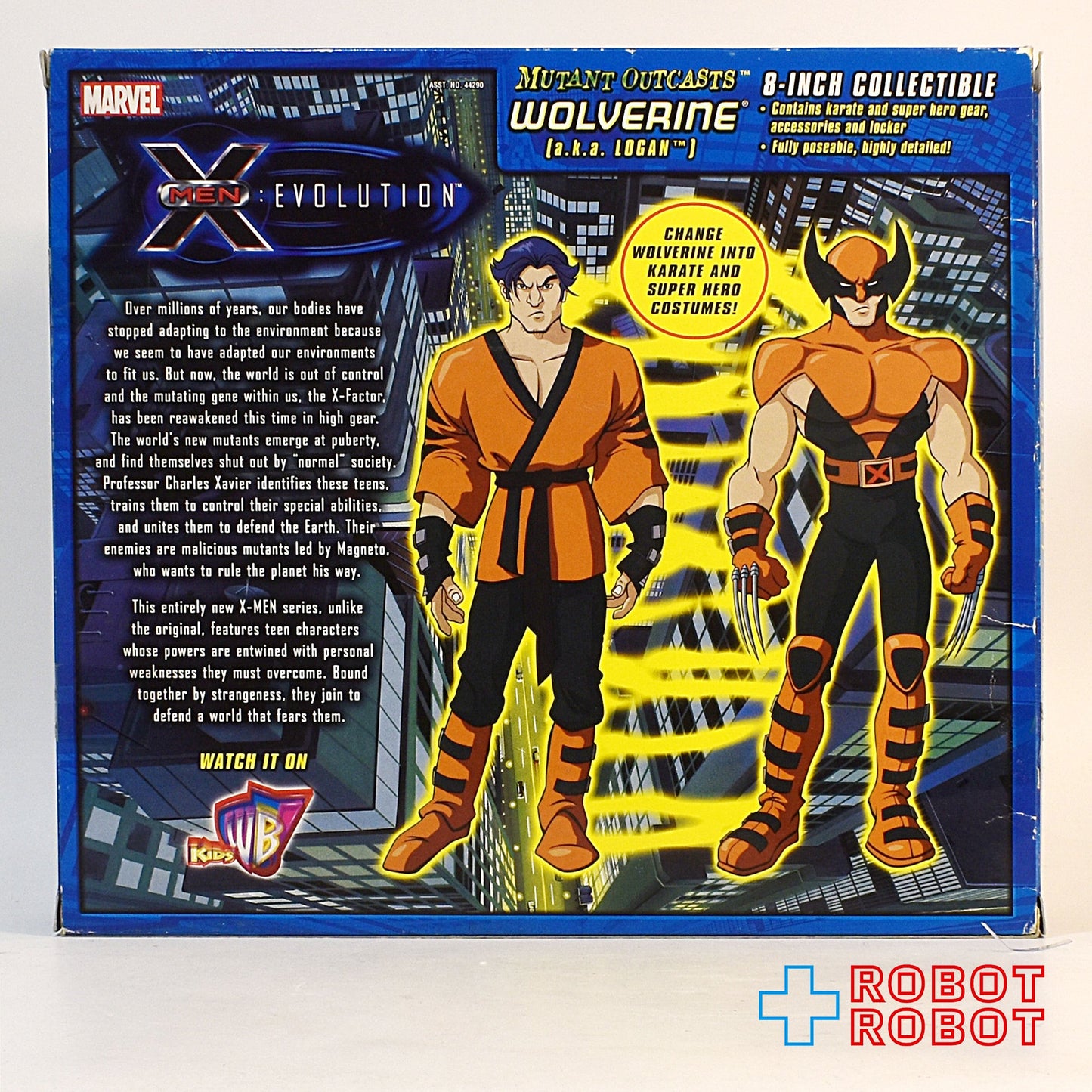 トイビズ X-MEN エヴォリューション ミュータントアウトカスト ウルヴァリン a.k.a ローガン 箱入り