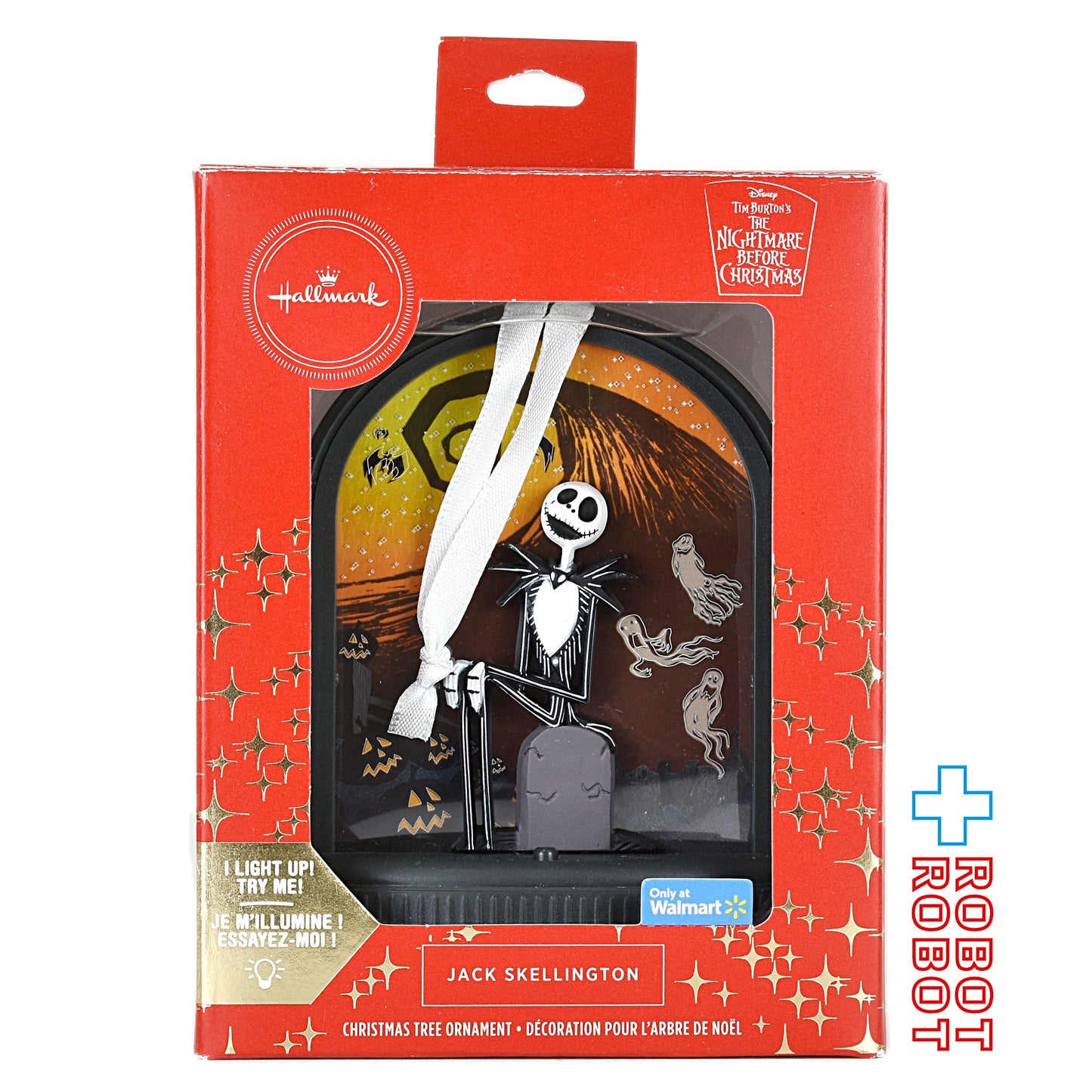 ホールマーク社 オーナメント ナイトメアー・ビフォア・クリスマス ジャック ライトアップ ウォルマート限定 未開封