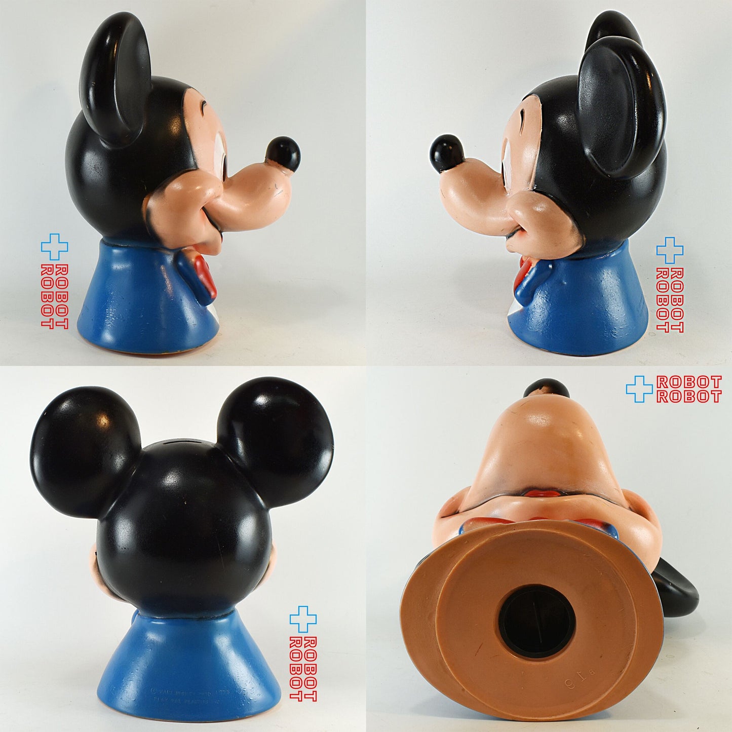 プレイパル ディズニー ミッキーマウス ヘッドソフビ貯金箱