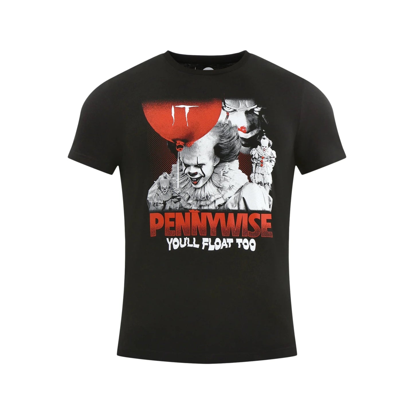 ペニーワイズ Tシャツ YOU'LL FLOAT TOO ハロウィン グラフィック 黒