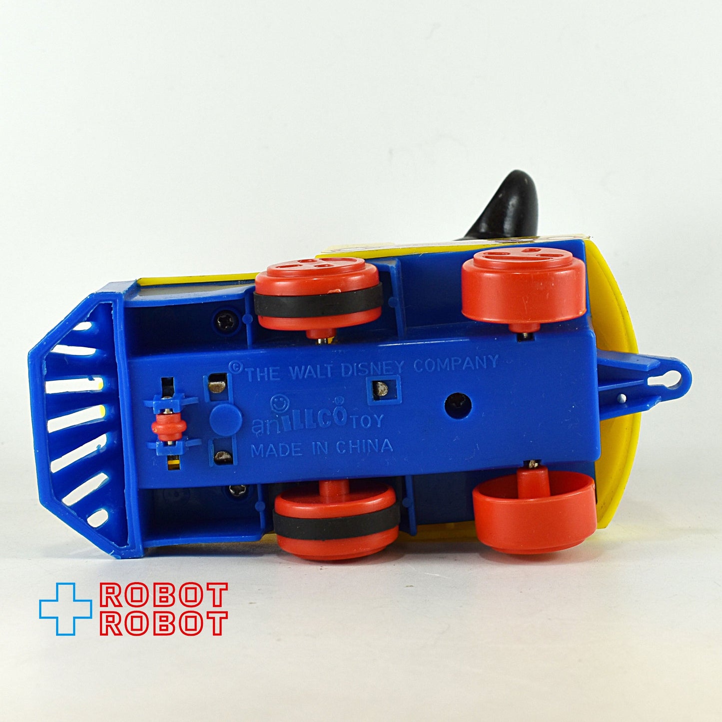 ディズニー ミッキーマウス ソフビ ラバーヘッド プラスチック トレイン トイ イルコ社