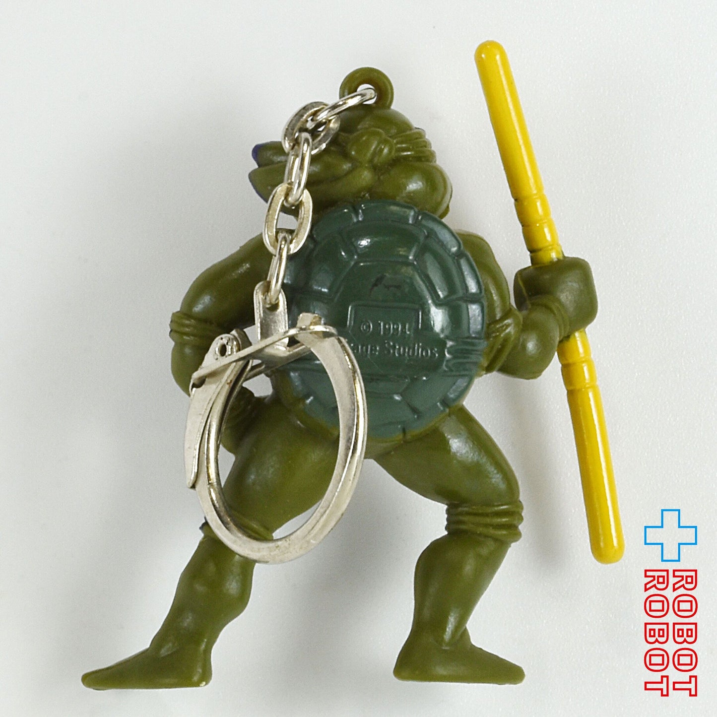 カバヤ タートルズ ミュータントホルダー ドナテロ 右手に棒 PVCフィギュア キーホルダー