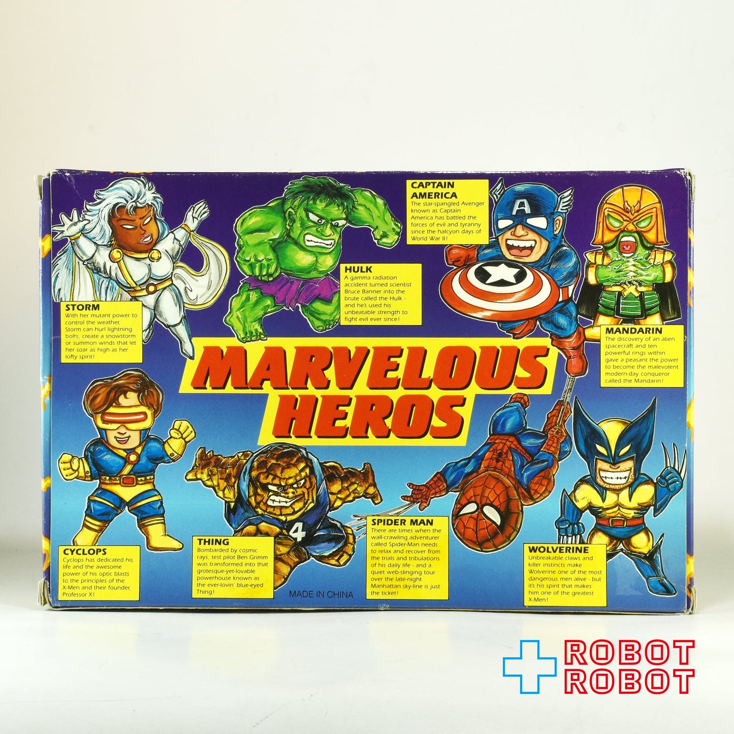 メーカー不明 マーベラスヒーローズ(マーベル )ソフビ・キーホルダー 8種 箱入