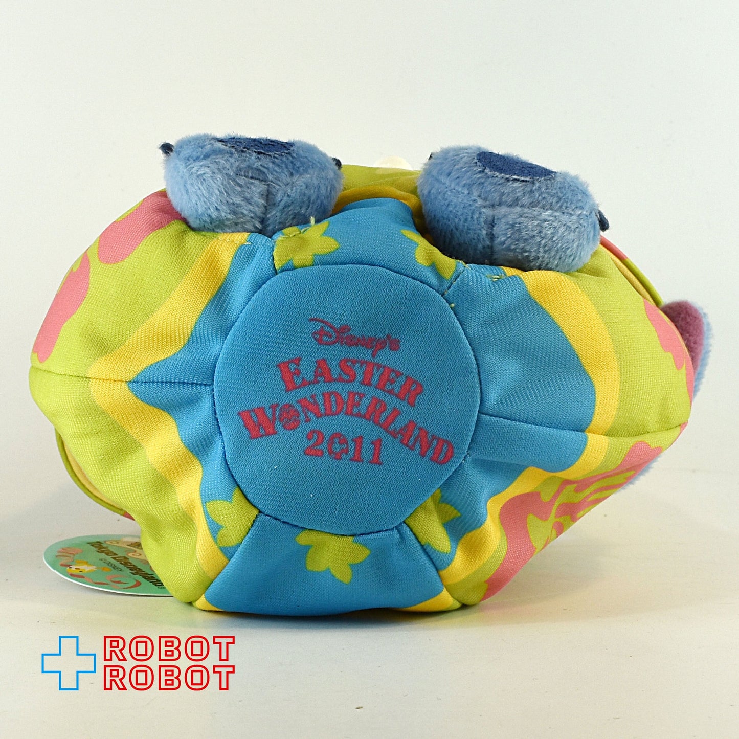 TDR 東京ディズニーランド 2011 ディズニー・イースターワンダーランド スティッチ ぬいぐるみ人形 紙タグ付