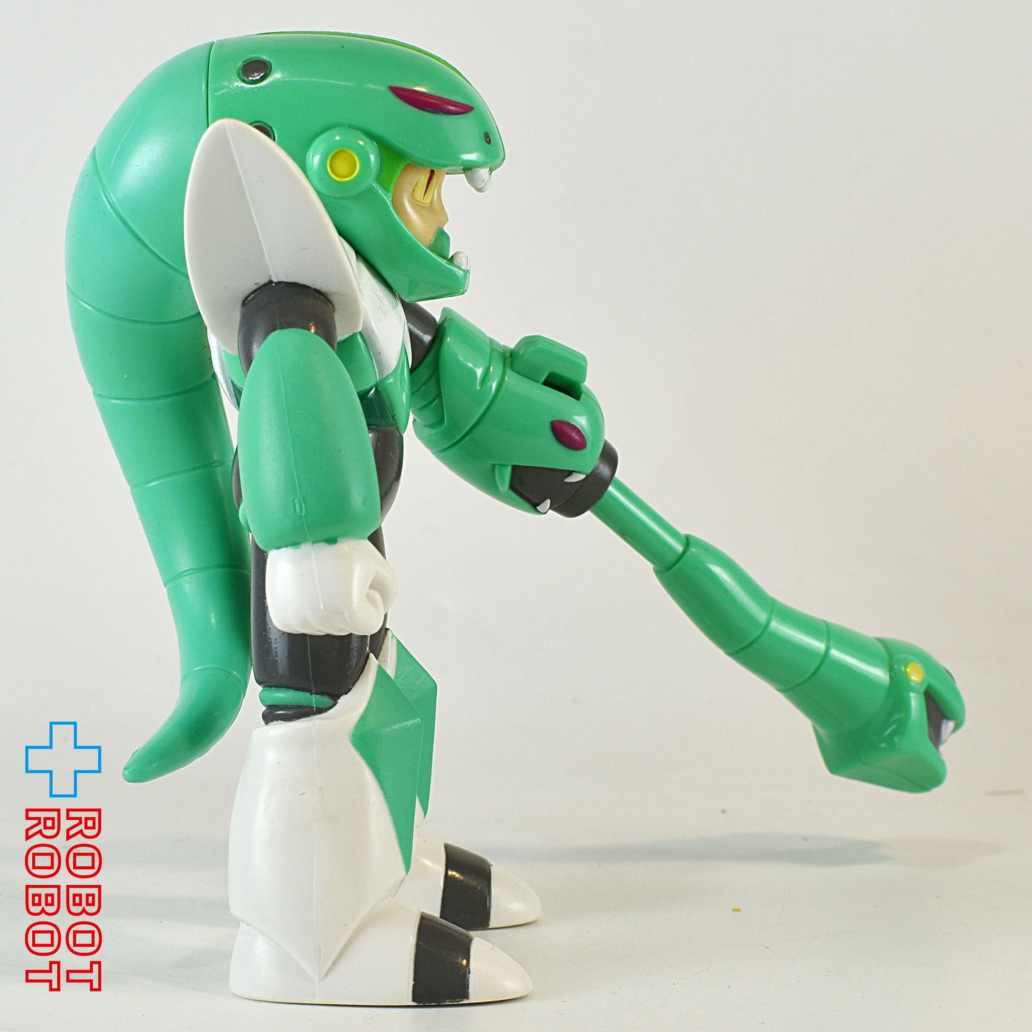 バンダイ カプコム ロックマン スネークマン 6インチ アクションフィギュア 1994 武器付完品