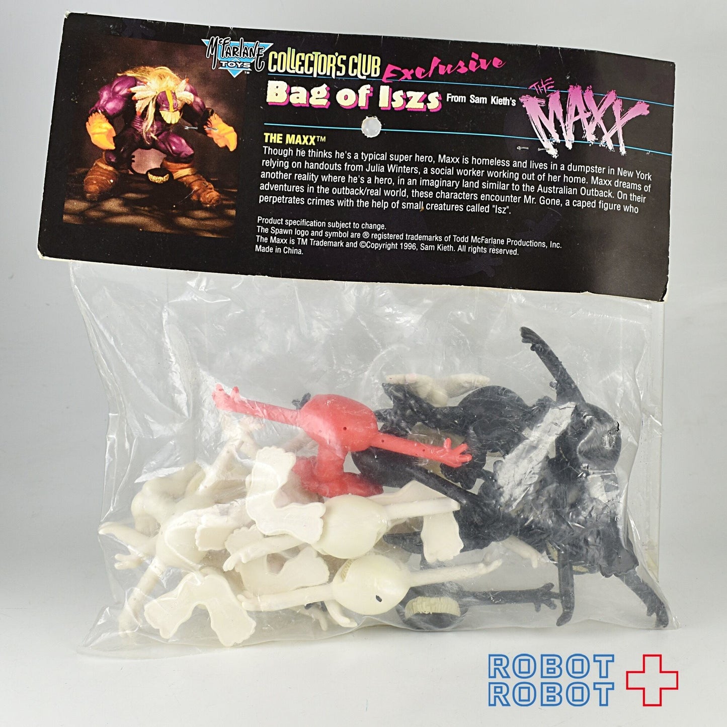 マクファーレン・トイズ スポーン バッグ・オブ・イズ THE MAXX ソフビ セットコレクターズクラブ限定