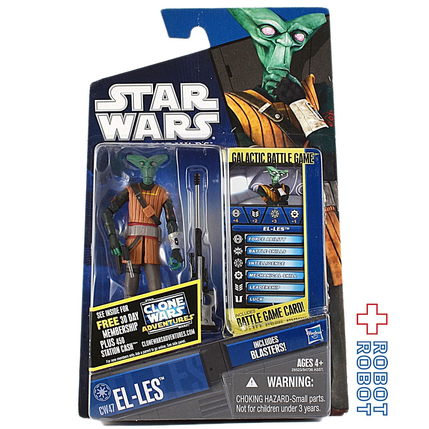 スター・ウォーズ CW2010 CW47 エル=レス クローン・ウォーズ 3.75インチ アクションフィギュア US版 未開封