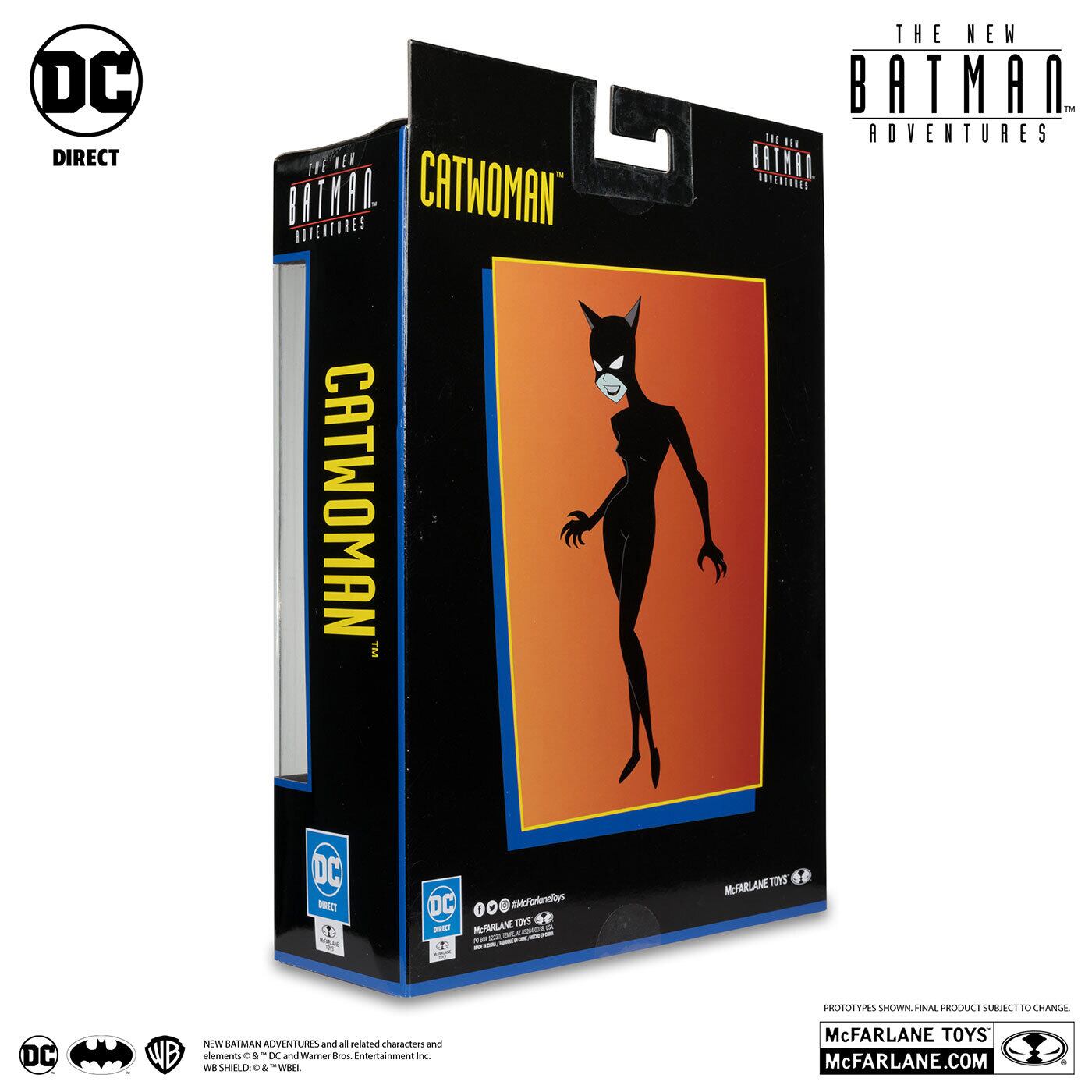 マクファーレン・トイズ DCダイレクト バットマン アニメイテッド ニュー・バットマン・アドベンチャーズ #15 キャットウーマン 6インチ アクションフィギュア 国内版 未開封