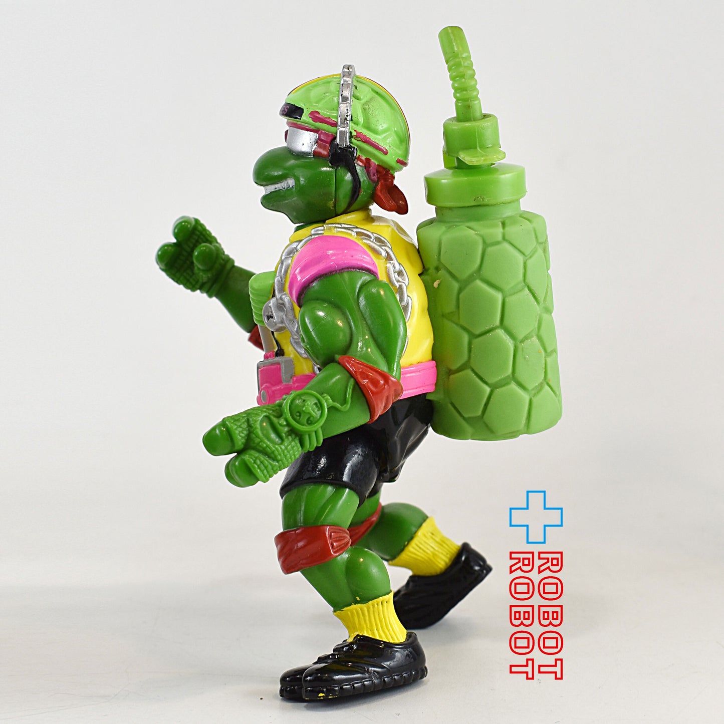 プレイメイツ ティーンエイジ・ミュータント・ニンジャ・タートルズ TMNT ソーヤーサイクリング ラファエロ アクションフィギュア 1992 武器付完品 ルース