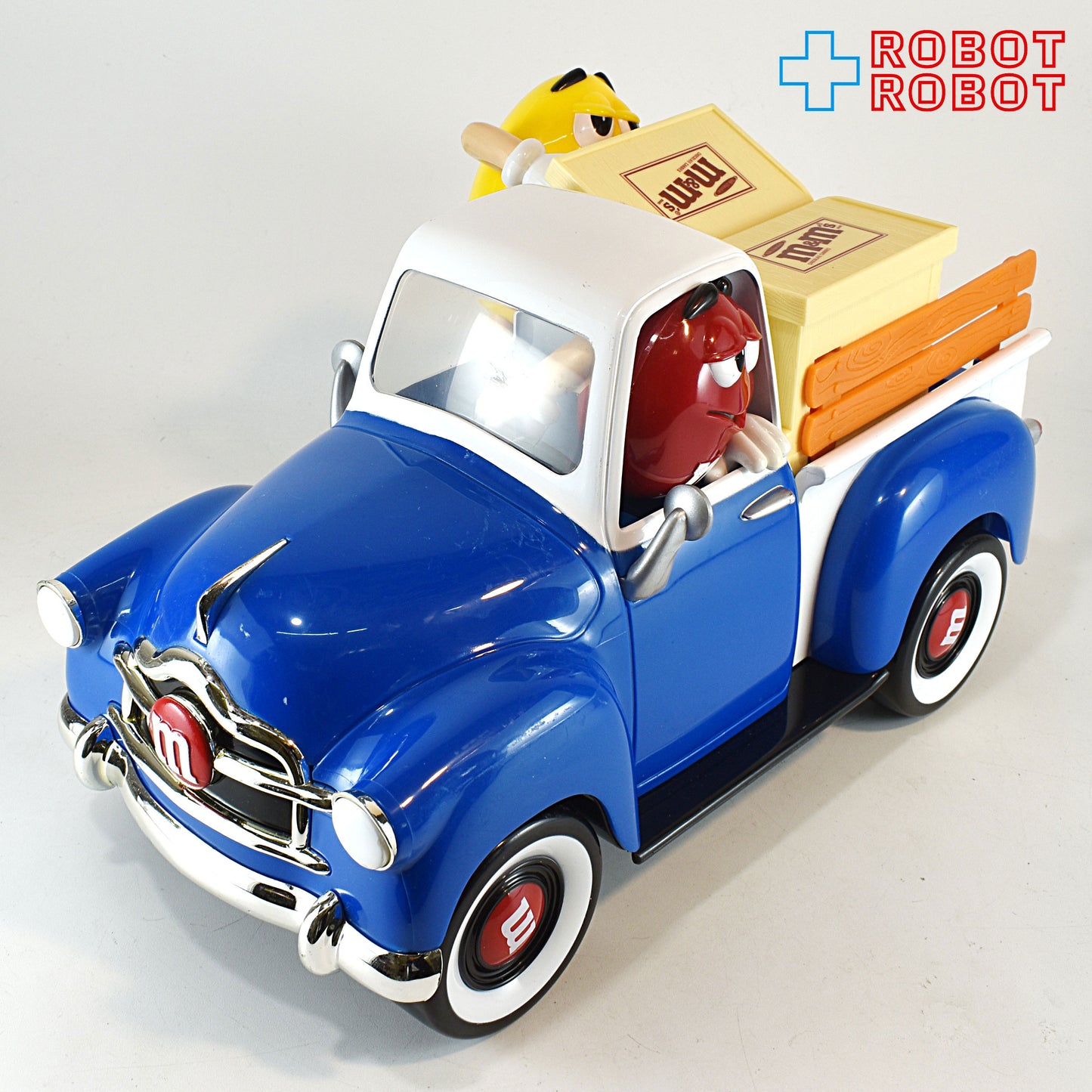 M&M's ディスペンサー スウィート・ウィーリング 青いトラック レッド&イエロー エムアンドエムズ