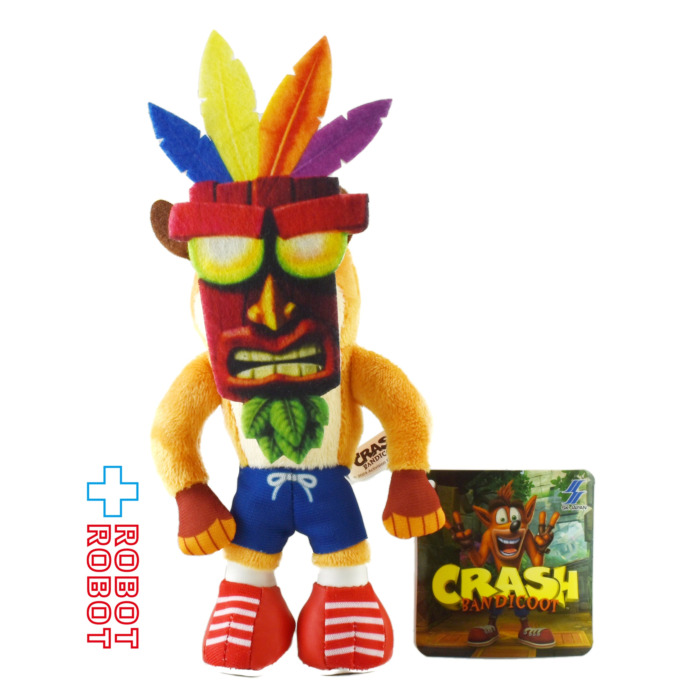 エスケイジャパン クラッシュ・バンディクー マスコット w/ アクアク