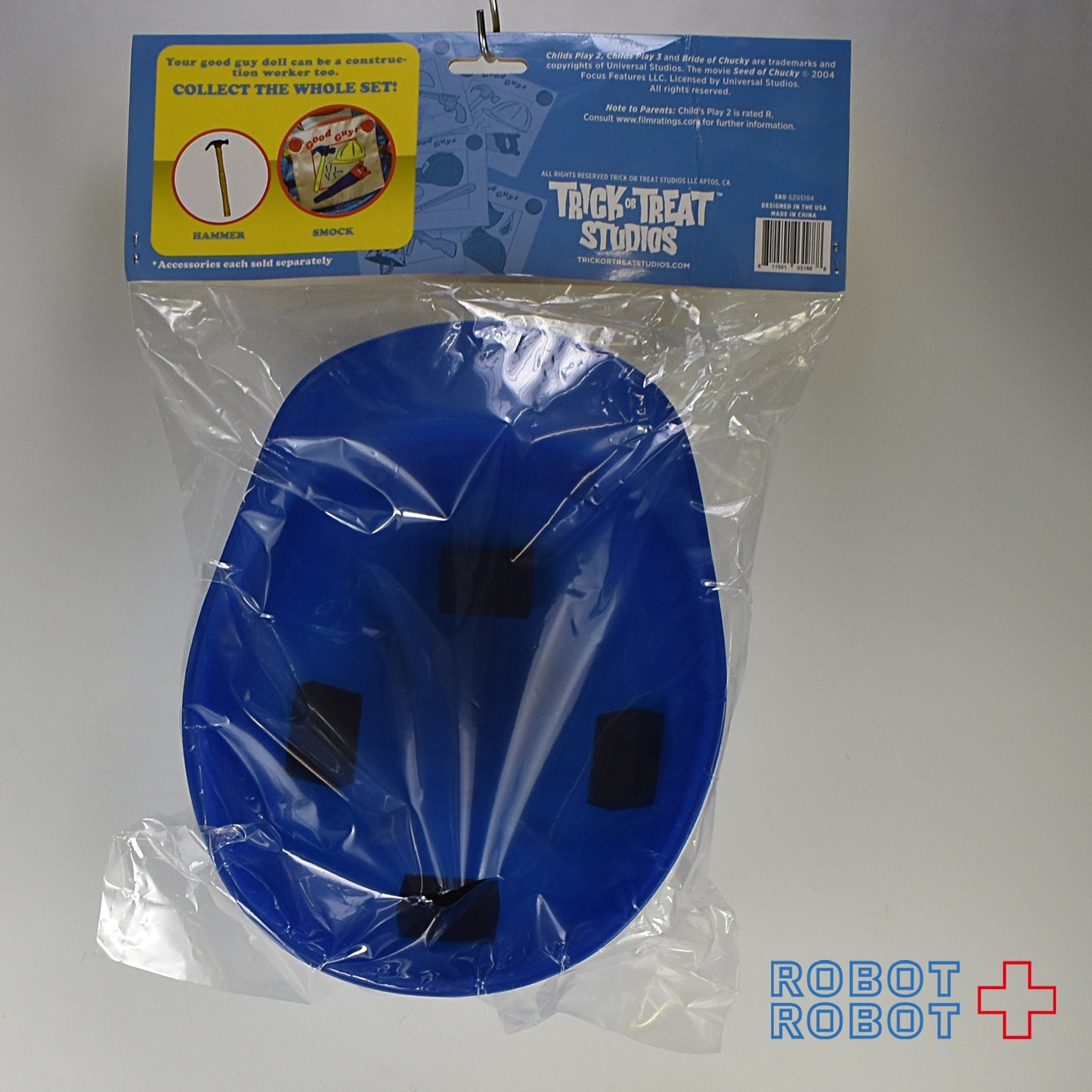 トリックオアトリートスタジオ チャイルド・プレイ グッドガイ・チャッキーの建設現場ヘルメット