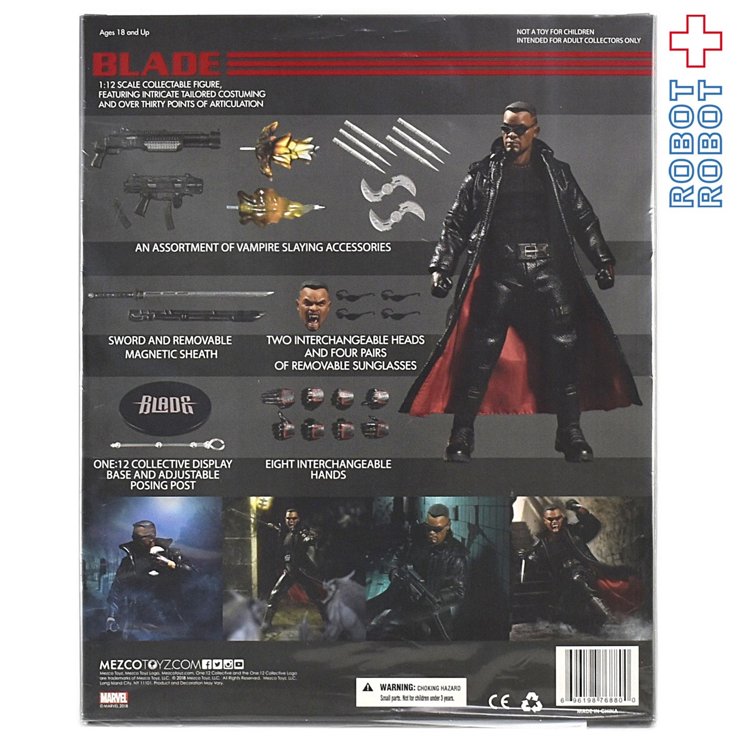 メズコ ワン12コレクティブ マーベル ブレイド アクションフィギュア