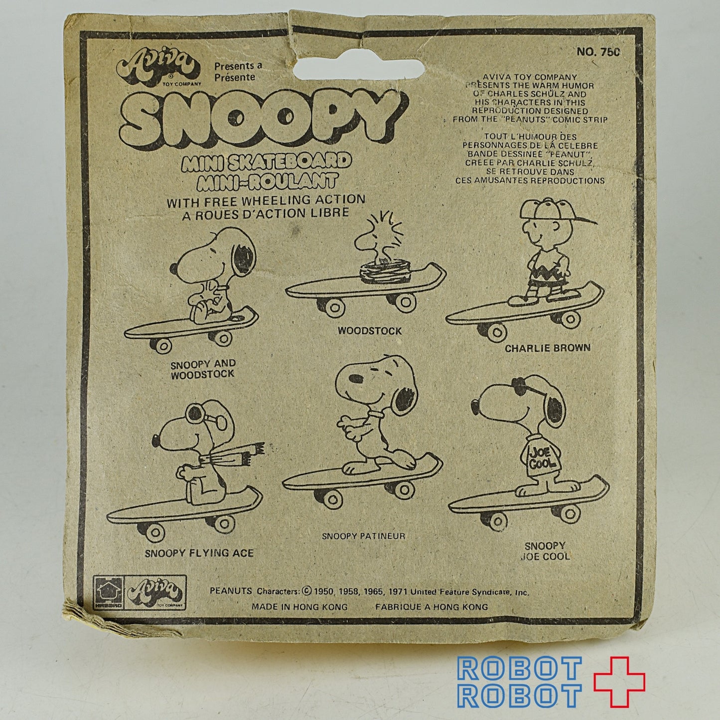 スヌーピー & ウッドストック ミニ スケートボード 未開封