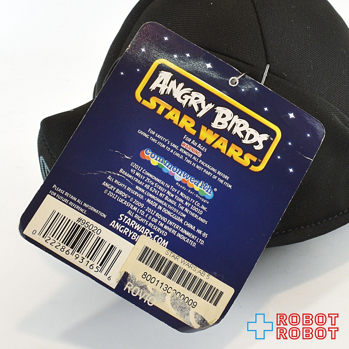 コモンウェルス アングリーバード スター・ウォーズ ダース・ベイダー ぬいぐるみ 紙タグ付き