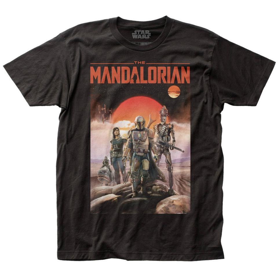 Tシャツ スター・ウォーズ マンダロリアン ポスター