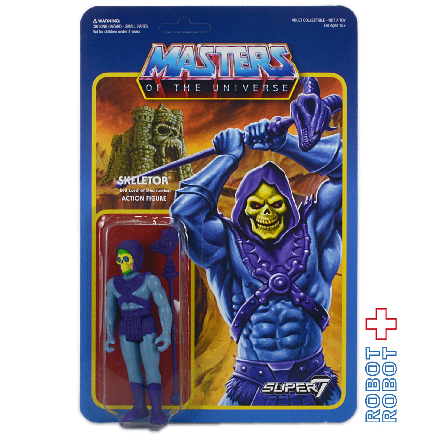 レトロアクションフィギュア MOTU スケルター (スーパー7) MOC