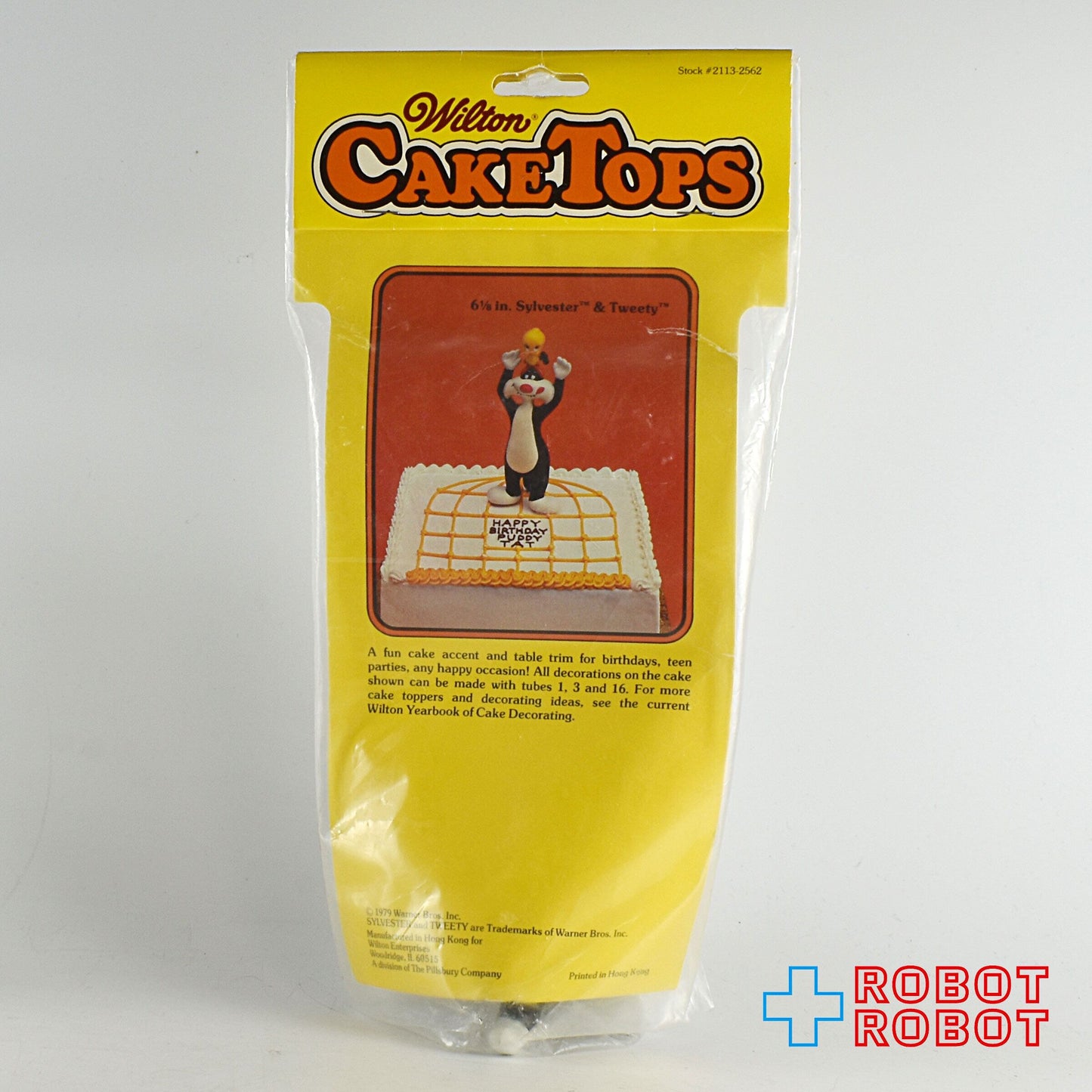ルーニー・テューンズ シルベスター&トゥイーティー ケーキトップス ラバーフィギュア 袋入