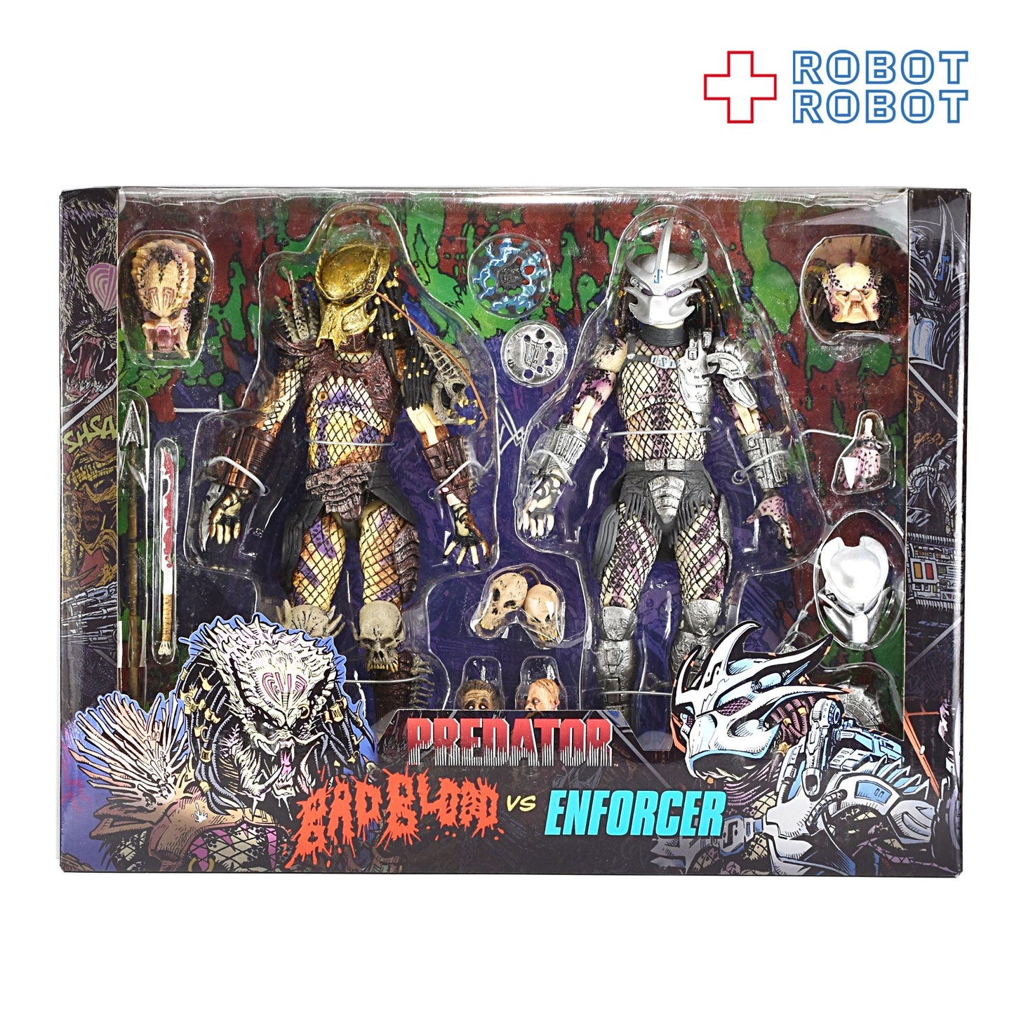 ネカ NECA プレデター アルティメット・バッドブラッド&アルティメット・エンフォーサー 2パック 7インチ アクションフィギュア