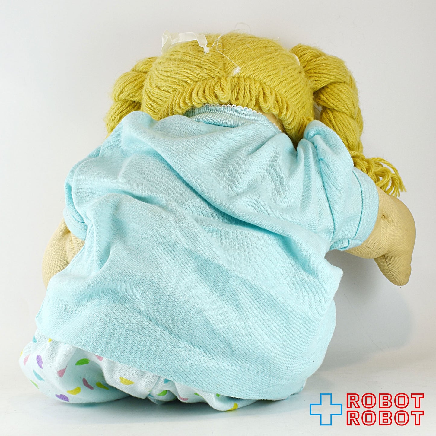 キャベツ人形 ぬいぐるみ人形 金髪女子水色セットアップ キャベッジ パッチ キッズ