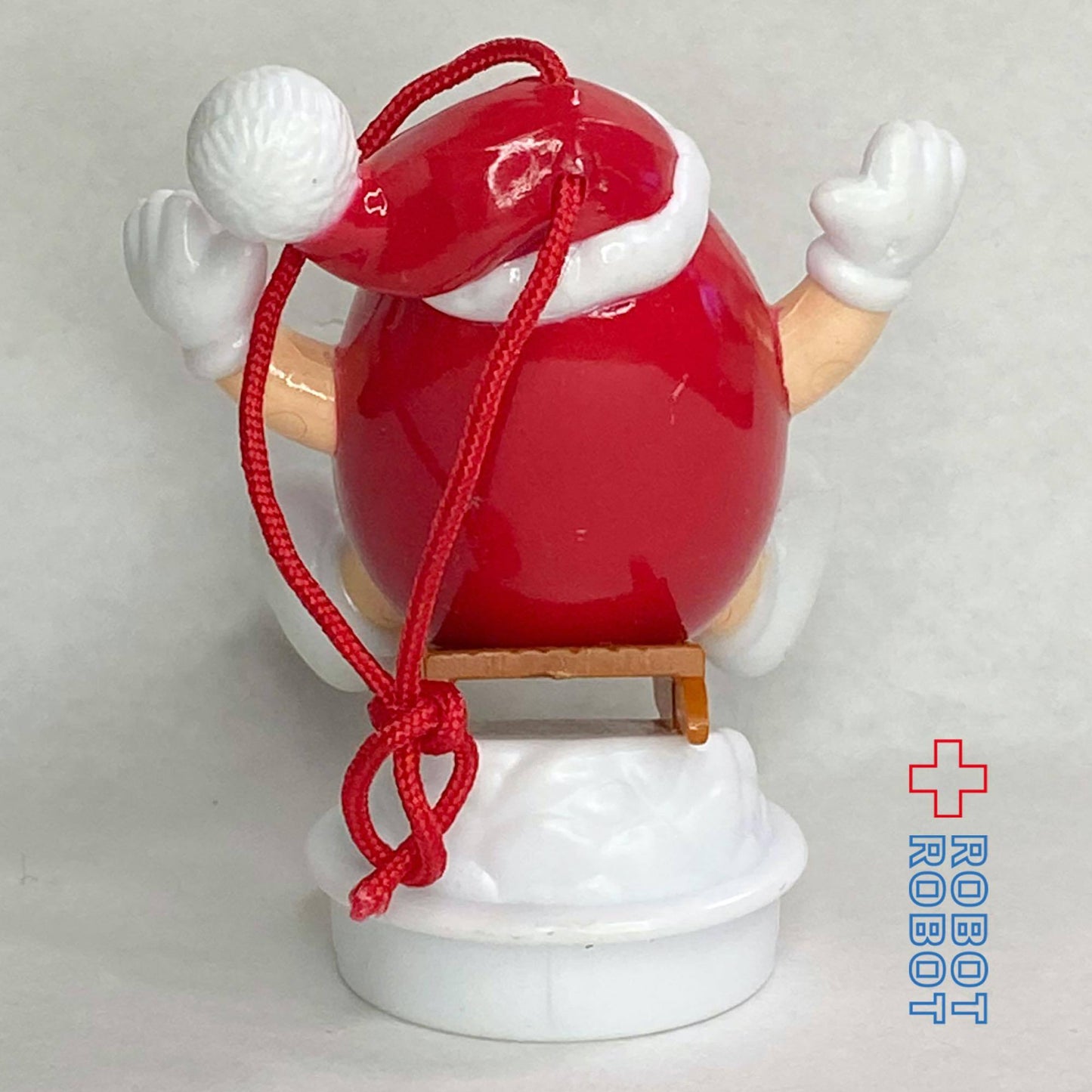 M&M's 1993 サンタハットピーナッツレッド ソリ クリスマスオーナメント - ROBOTROBOT