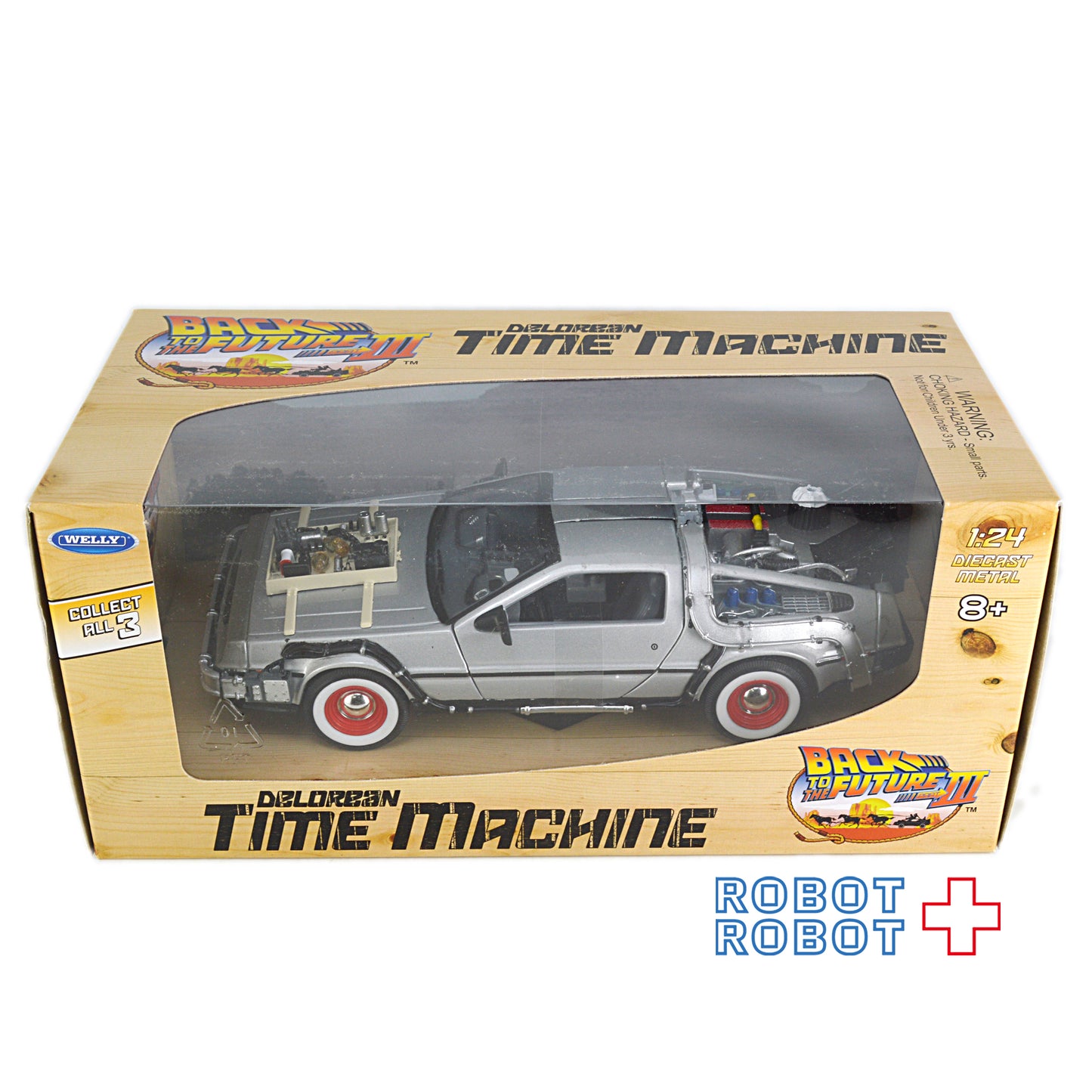 WELLY 1/24 スケール バック・トゥ・ザ・フューチャー3 デロリアン