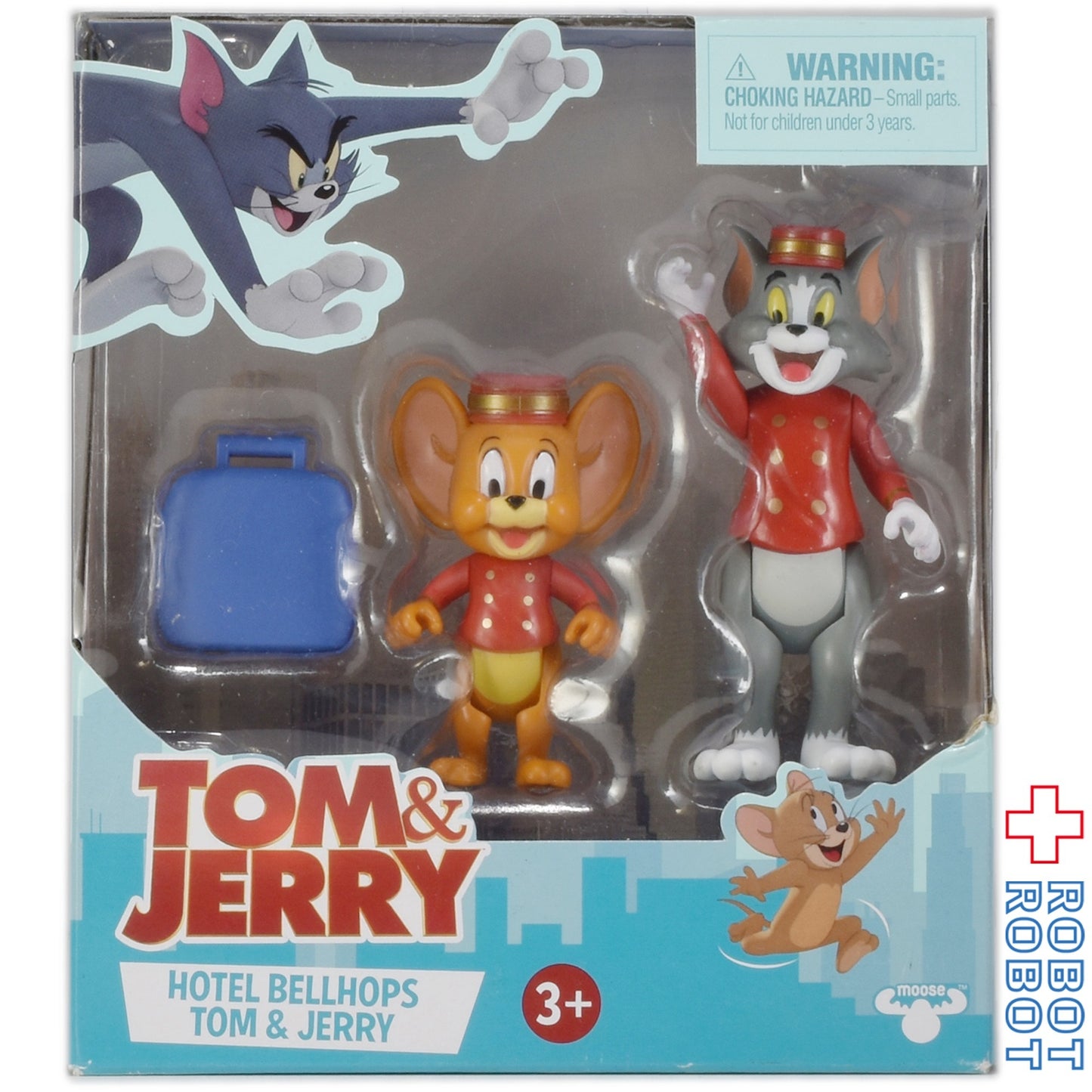 MOOSE トムとジェリー アクションフィギュア 2パック ホテル ベルホップ トム & ジェリー
