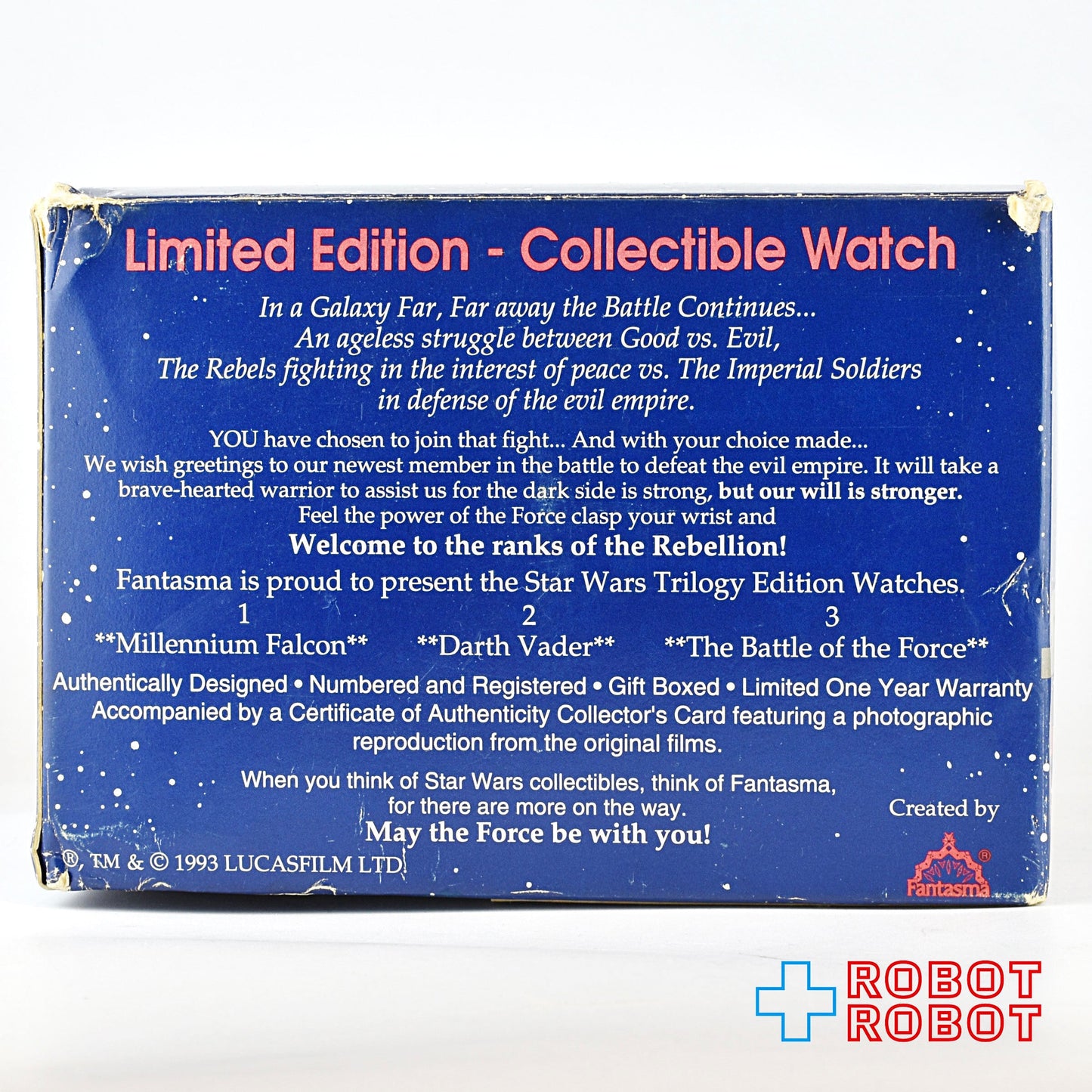 Fantasma スター・ウォーズ ミレニアムファルコン 腕時計 開封箱付