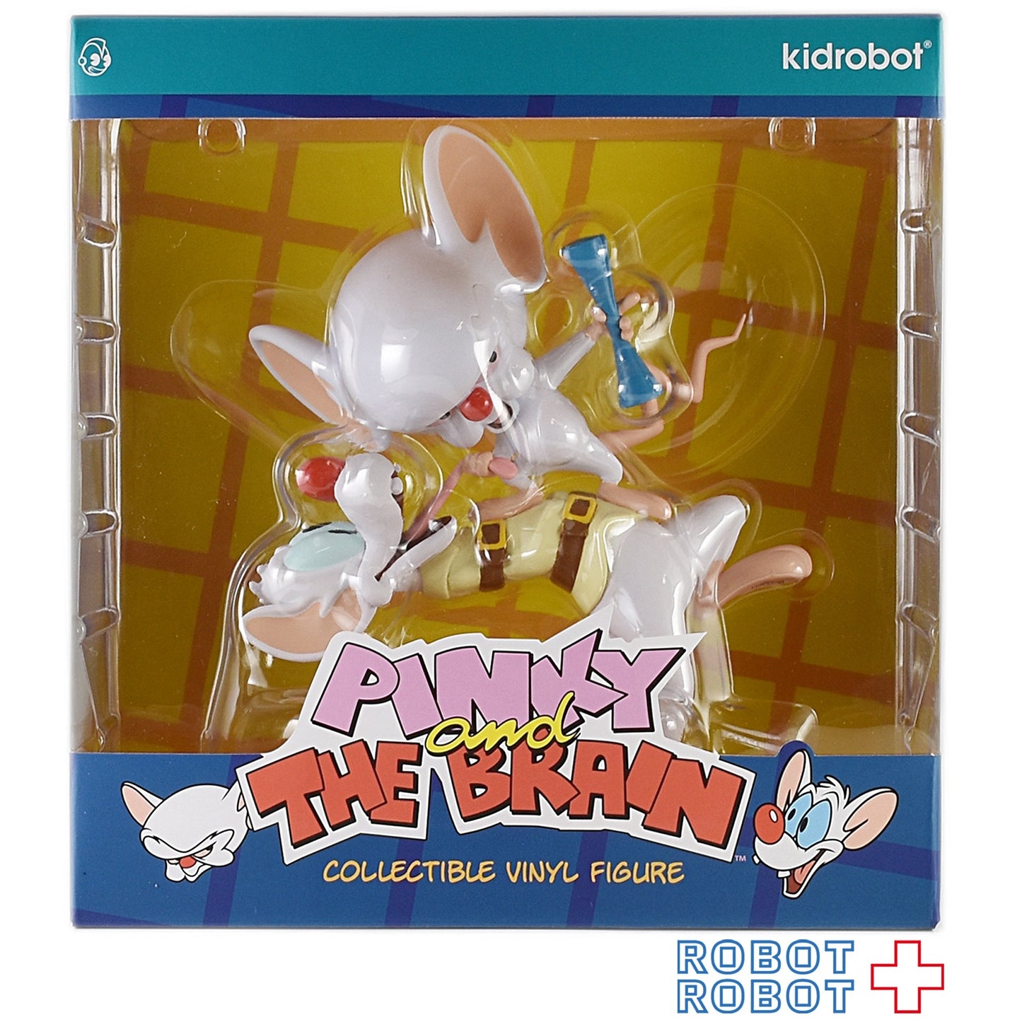 キッドロボット ピンキー&ブレイン ビニールフィギュア
