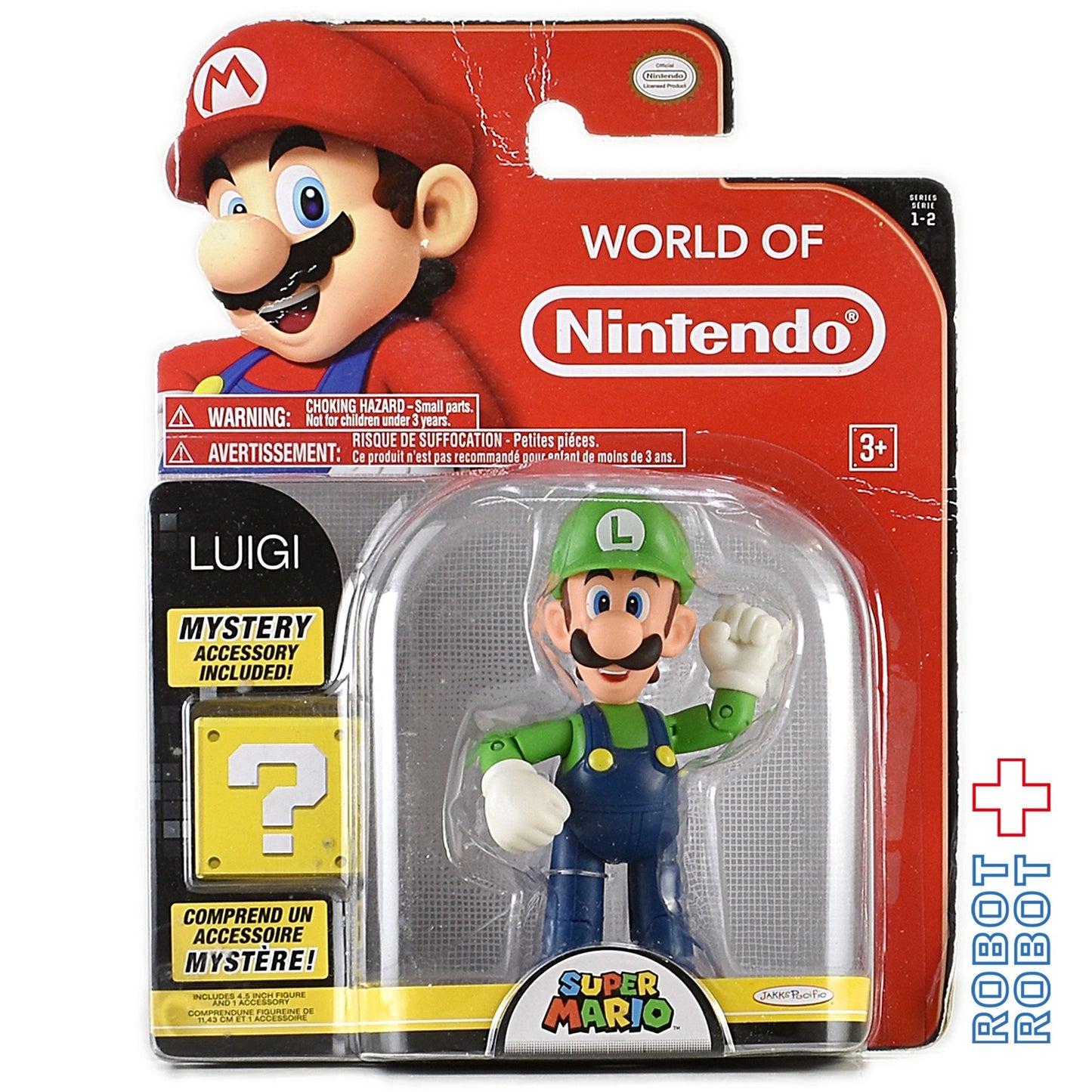 ワールドオブニンテンドー スーパーマリオ ルイージ 4インチアクションフィギュア