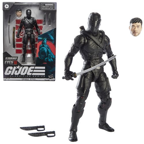 ハズブロ G.I.ジョー 漆黒のスネークアイズ クラシファイドシリーズ スネークアイズ 6インチ アクションフィギュア ●9月上旬入荷予定
