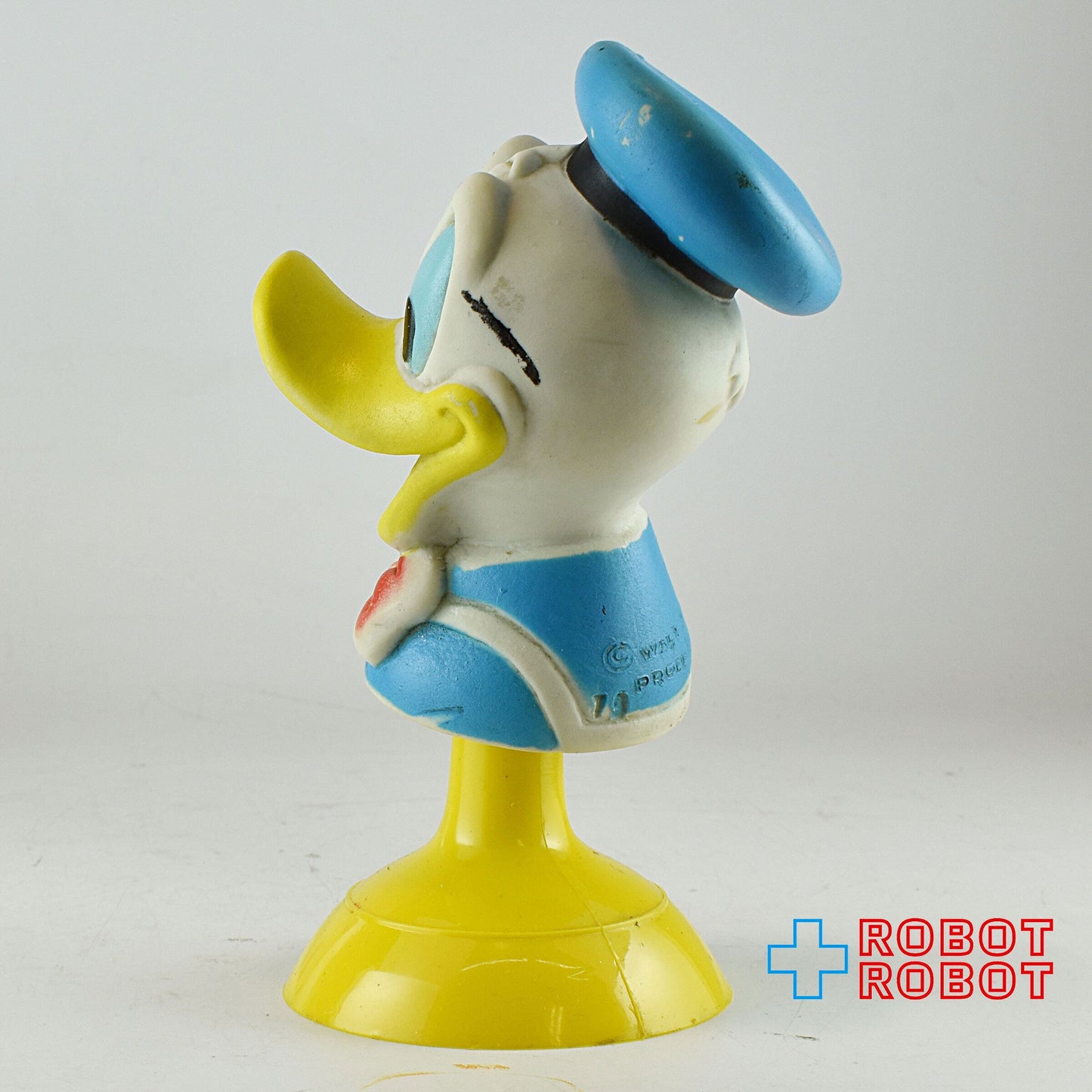 ディズニー ドナルドダック 吸盤付きラバートイ ダナラ社