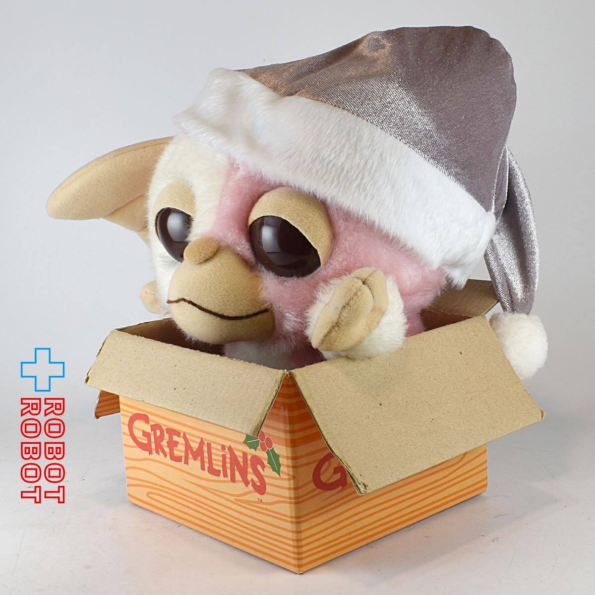 ジュンプランニング グレムリン ギズモ サンタ BIGぬいぐるみ ピンク×シルバー