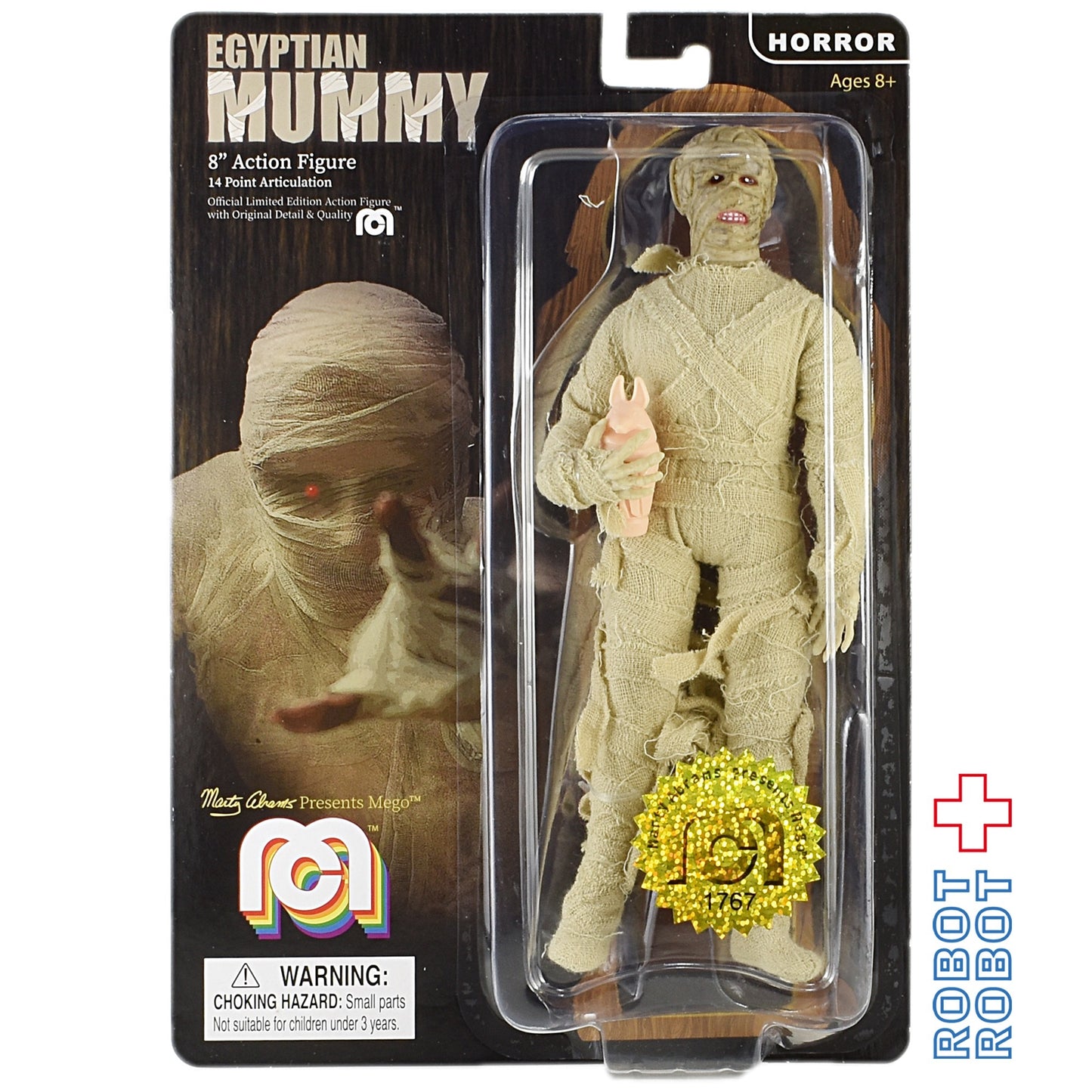 MEGO ホラー エジプトのミイラ男 8インチ アクションフィギュア