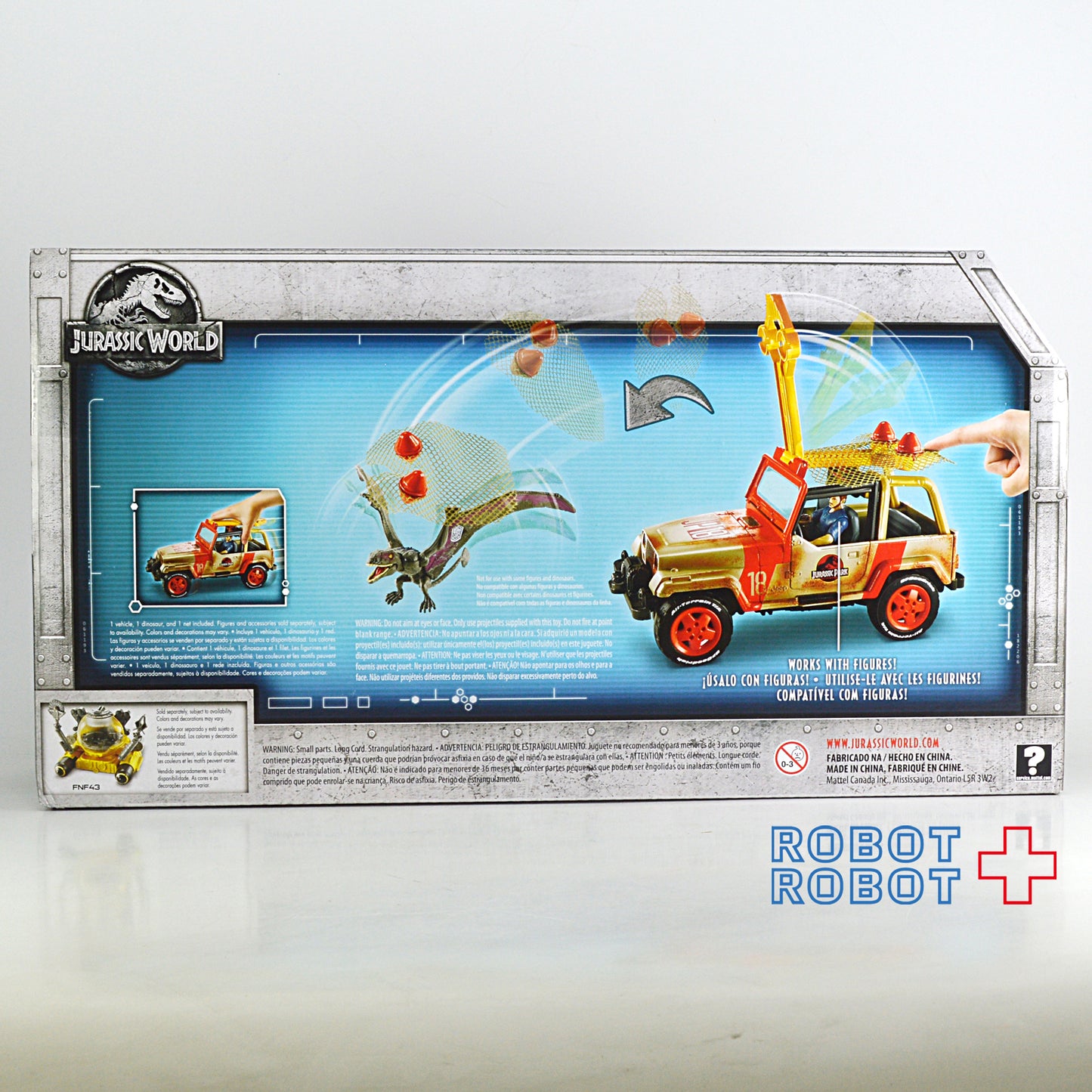 ジュラシックワールド/炎の王国 ジープ ラングラー レスキューネット装備