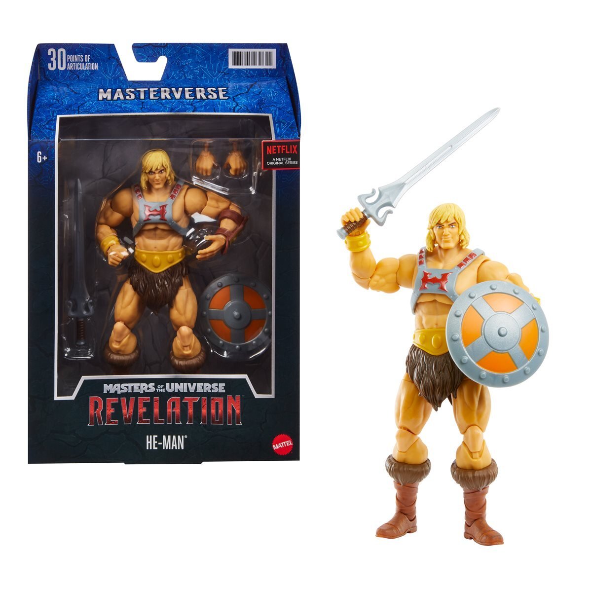 マテル MOTU マスターズ・オブ・ザ・ユニバース マスターバース 7インチ ヒーマン アクションフィギュア ●9月上旬入荷予定