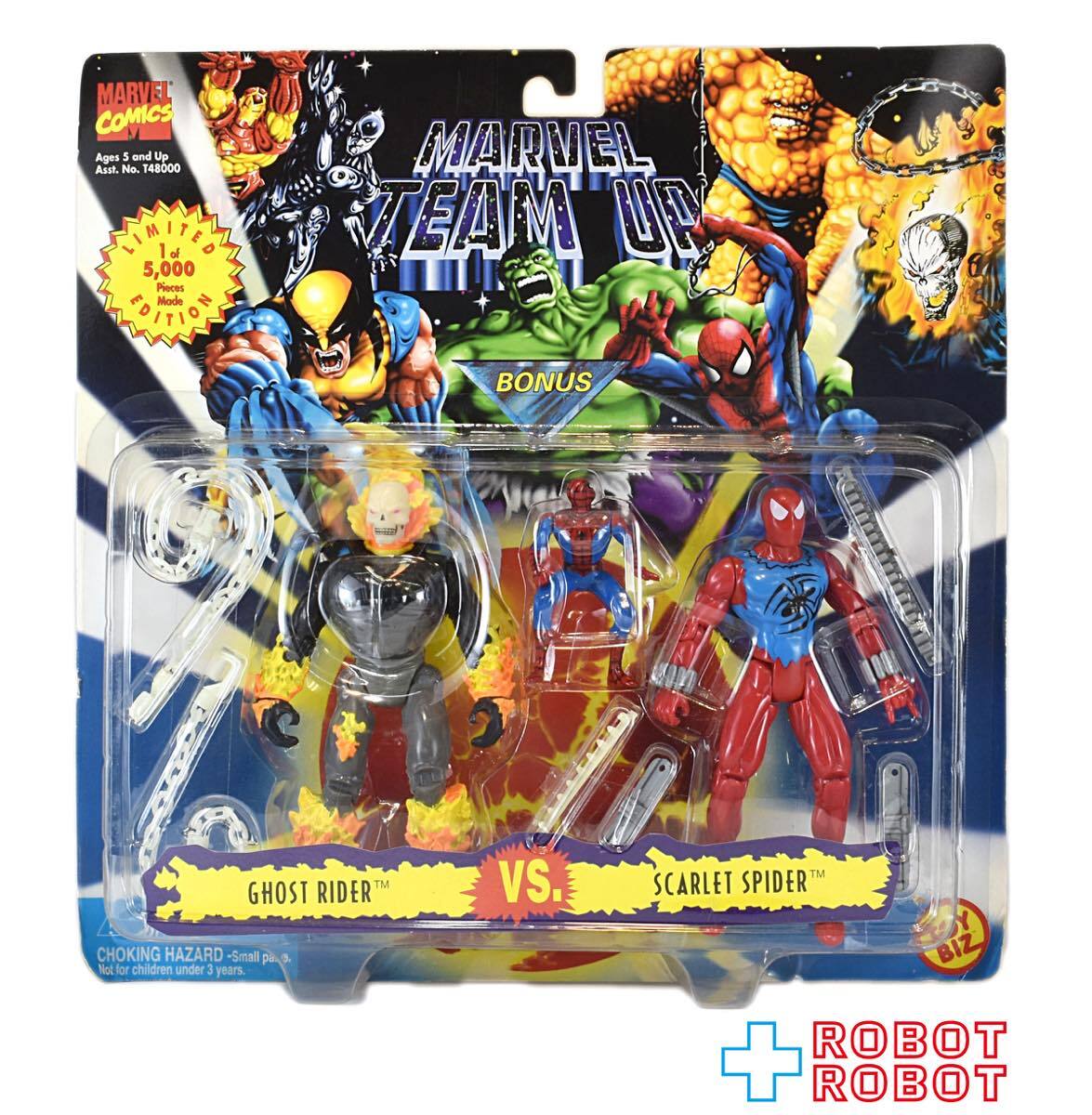 トイビズ マーベルチームアップ ゴーストライダー VS スパイダーマン アクションフィギュア