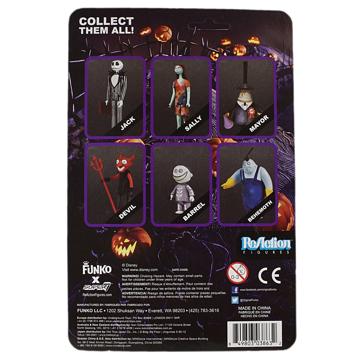 リ・アクション 3.75インチ アクションフィギュア ナイトメア・ビフォア・クリスマス サリー