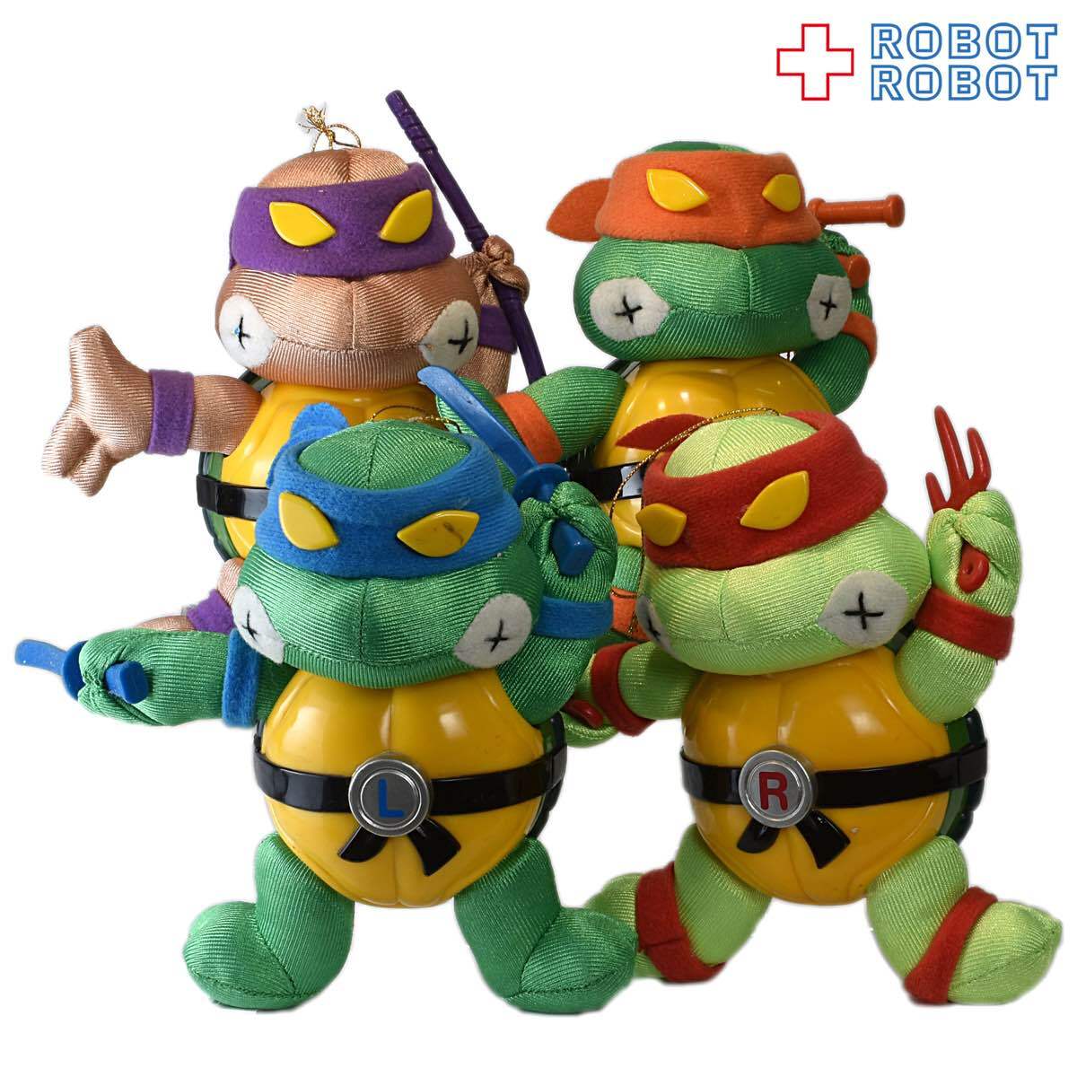 タカラ タートルズ TMNT ぬいぐるみ 4種セット