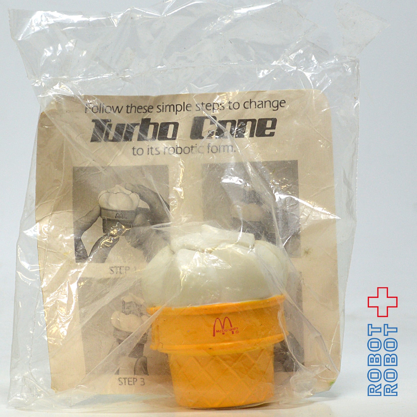 マクドナルド ニューフードチェンジャブル ハッピーミール1988 3b ターボコーン 袋入