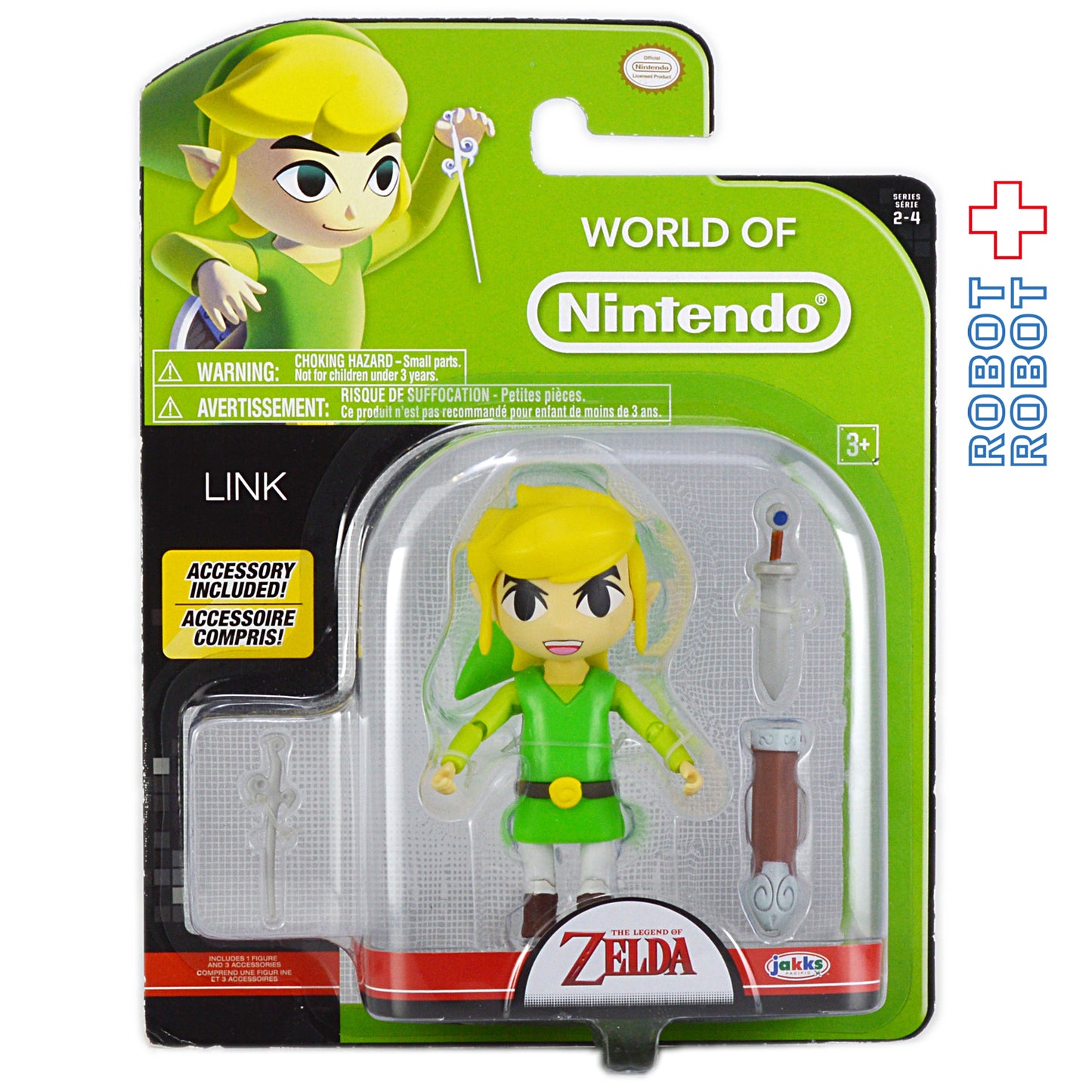 ワールドオブニンテンドー リンク(ゼルダの伝説 風のタクト) 4インチ アクションフィギュア