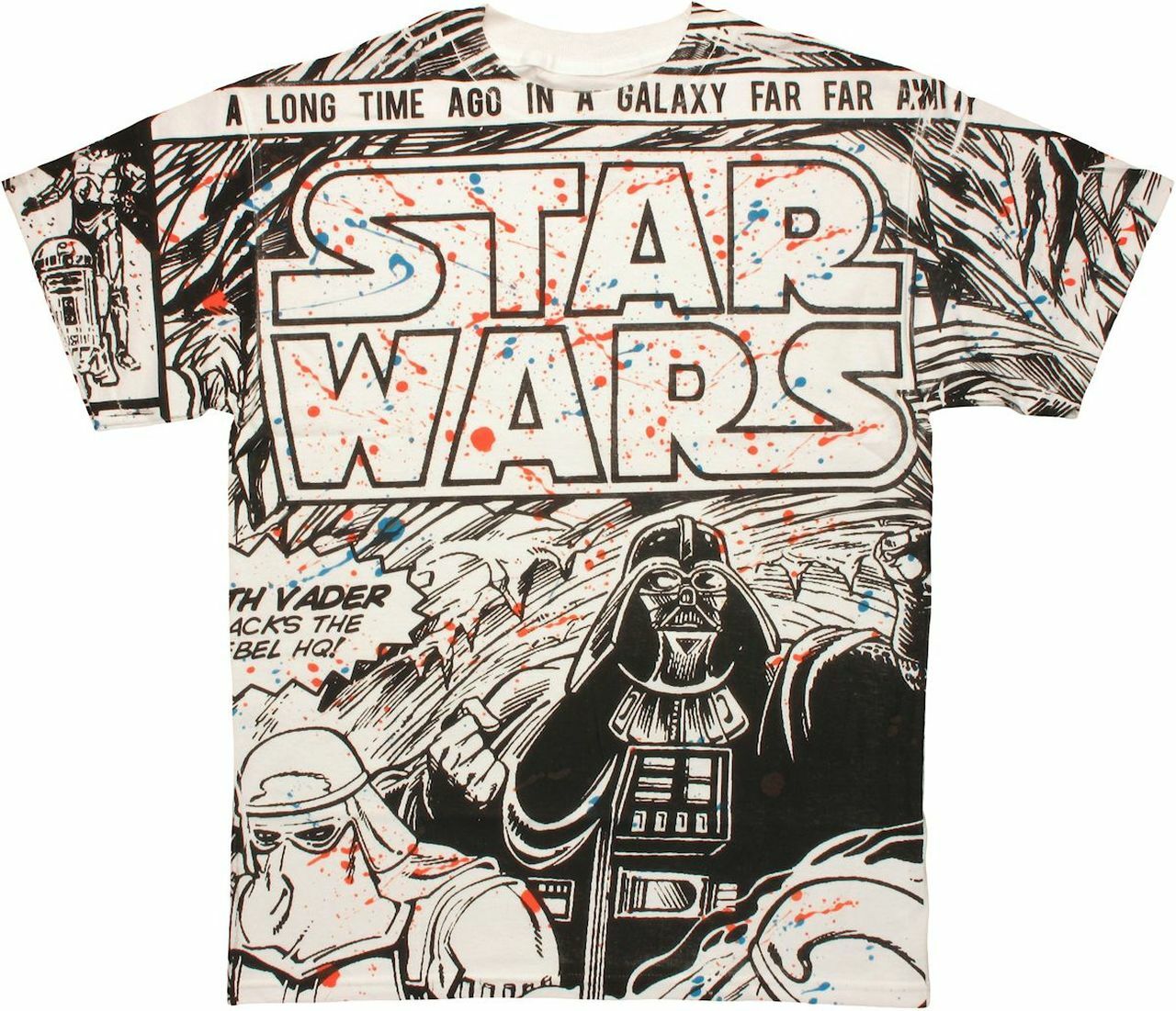 Tシャツ スター・ウォーズ スプラッター パネル