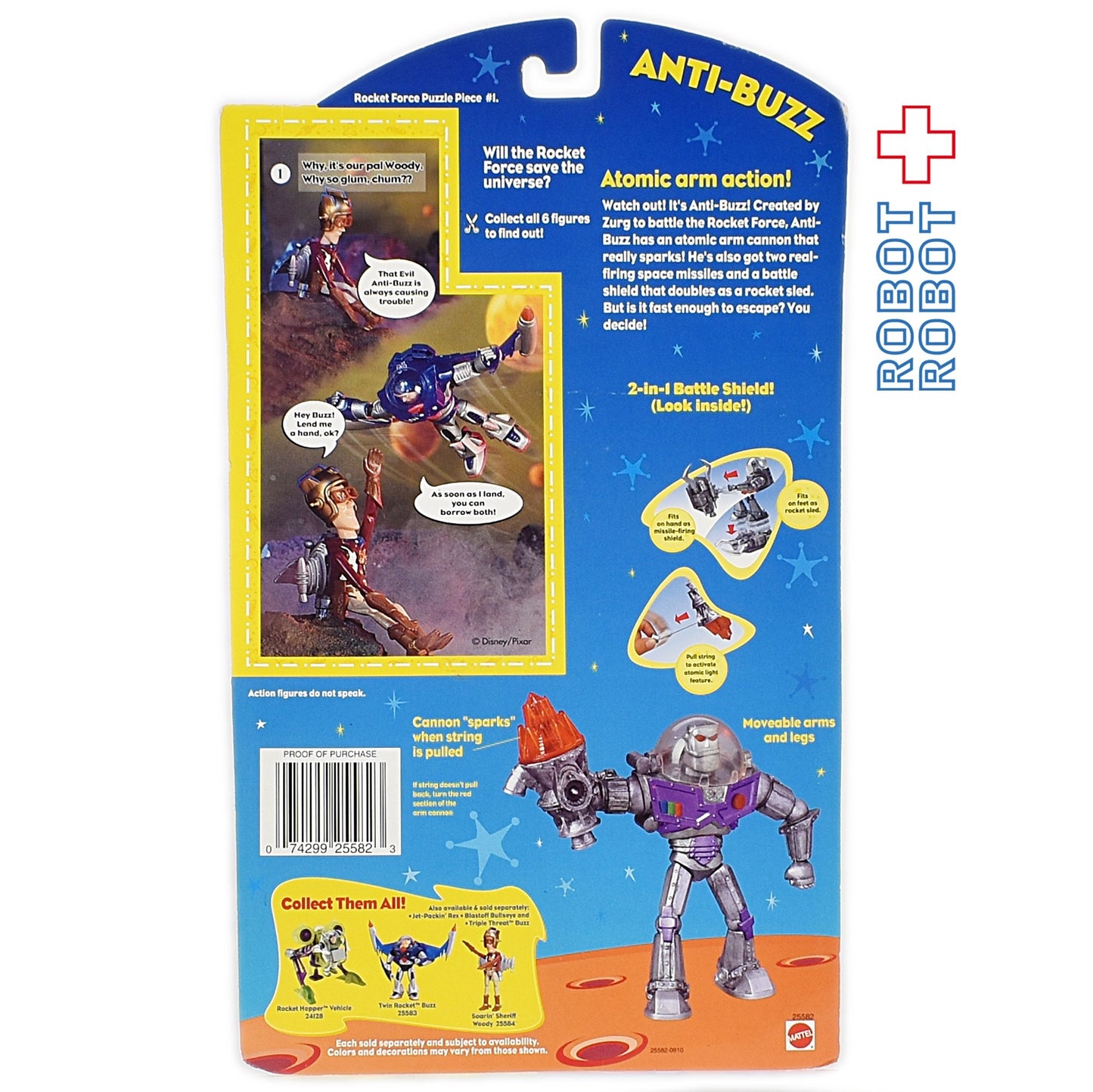 マテル トイストーリー2 ロケットフォース アンチ バズ アクションフィギュア 未開封