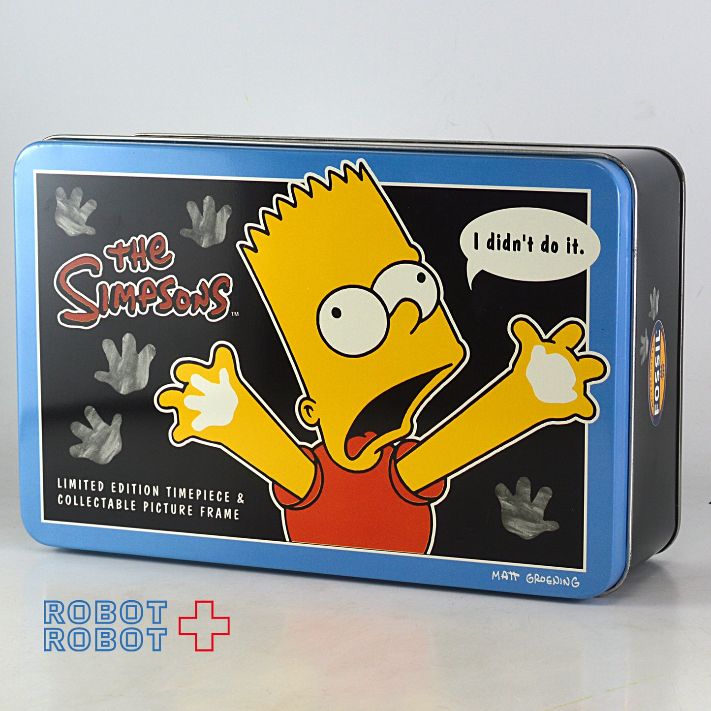 フォッシル シンプソンズ 腕時計&フォトフレーム 缶入り 箱付