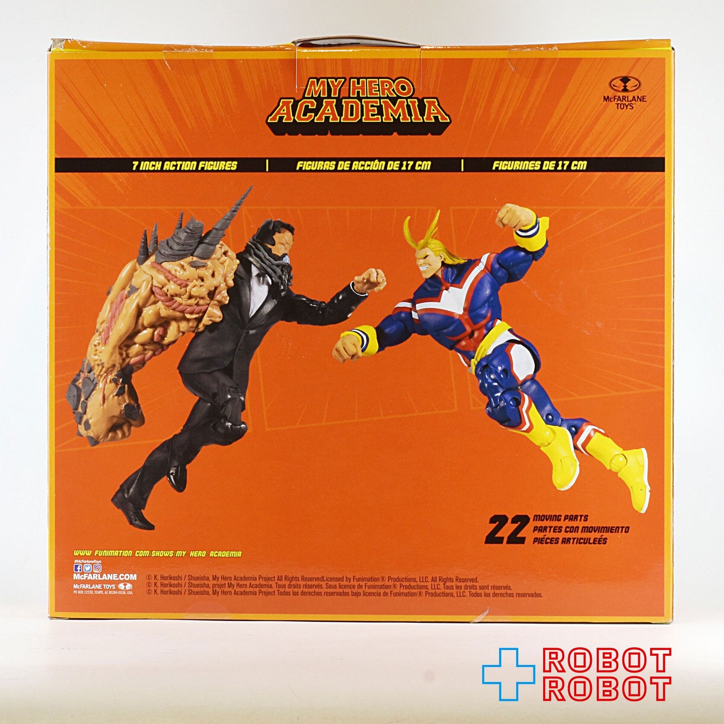 マクファーレントイズ 僕のヒーローアカデミア オールマイト VS オール・フォー・ワン 7インチ アクションフィギュア