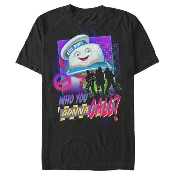 ゴーストバスターズ Tシャツ Ghostbusters Retro Who You Gonna Call Collage Graphic ステイパフト
