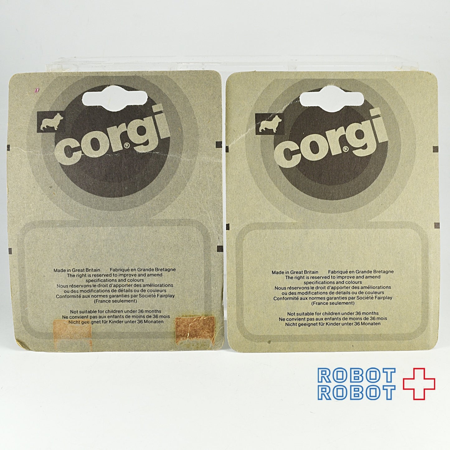 Corgi トム&ジェリー ミニカー 2台セット カードダメージ