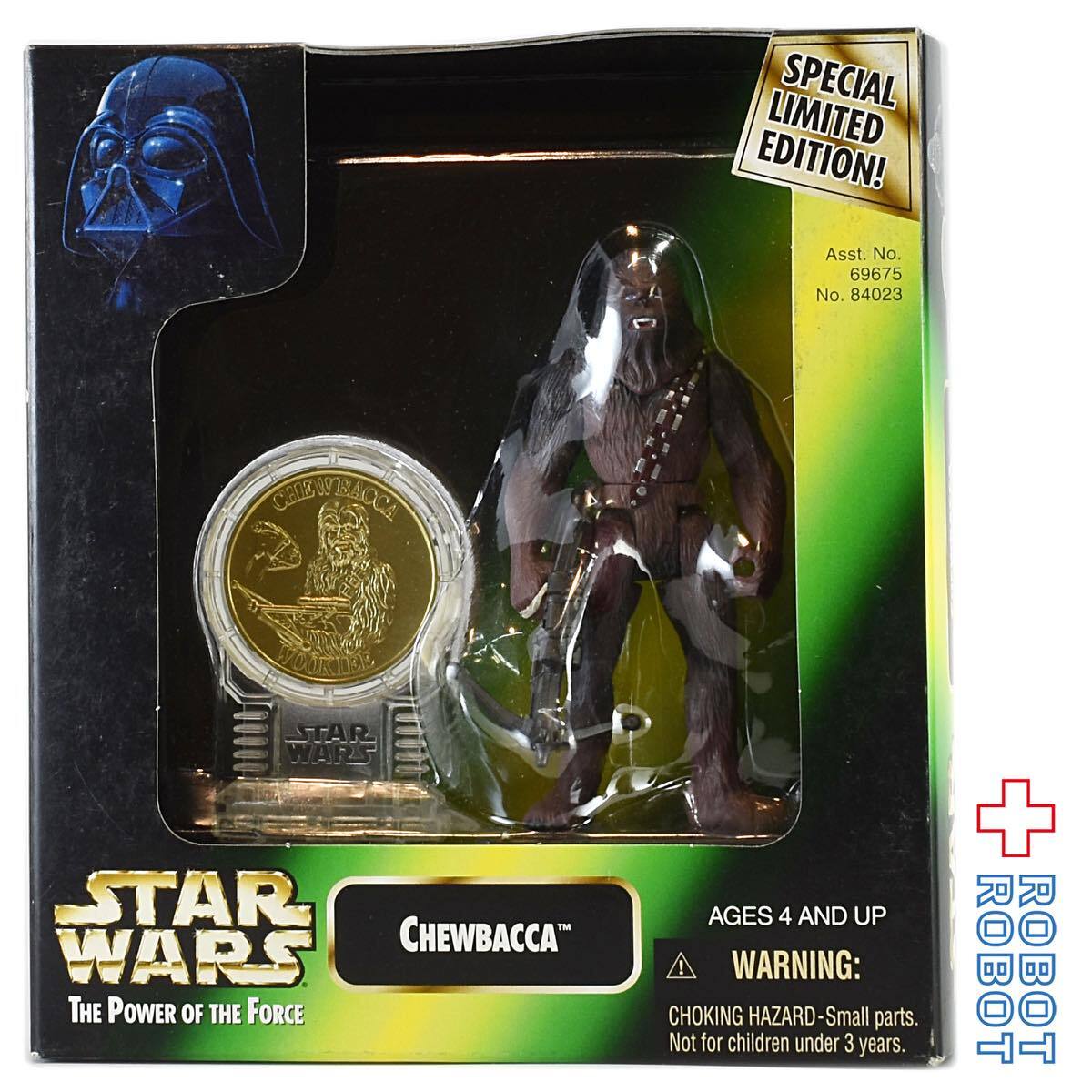 ケナー スター・ウォーズ POTF2 チューバッカ コイン付アクションフィギュア 開封