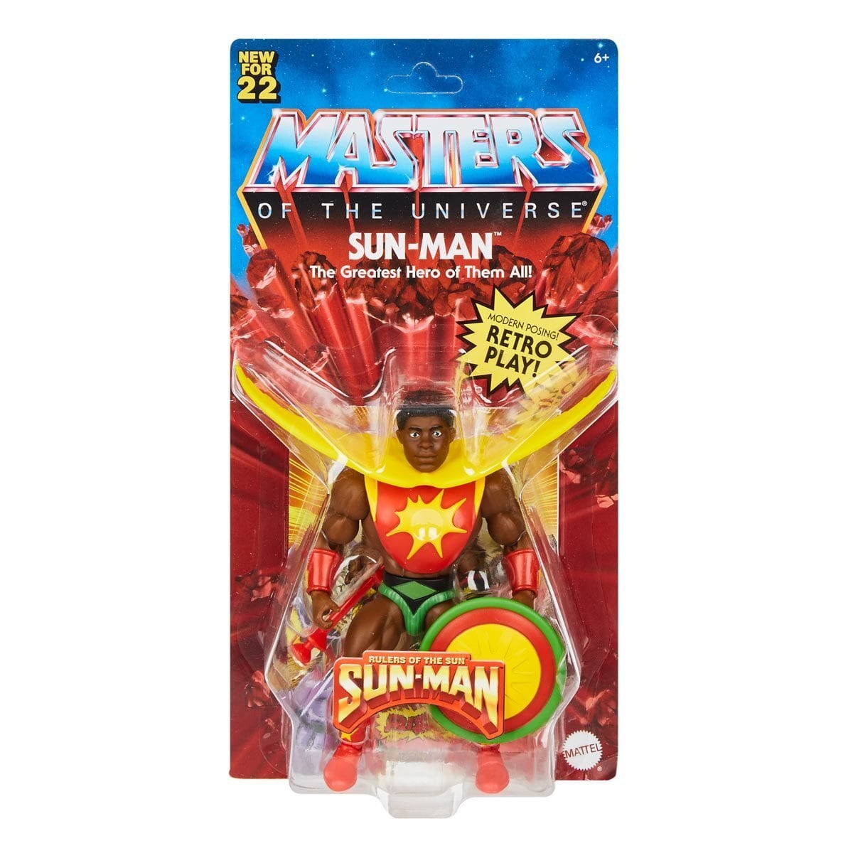 マテル MOTU マスターズ・オブ・ザ・ユニバース オリジンズ 5.5インチ サンマン アクションフィギュア 国内版